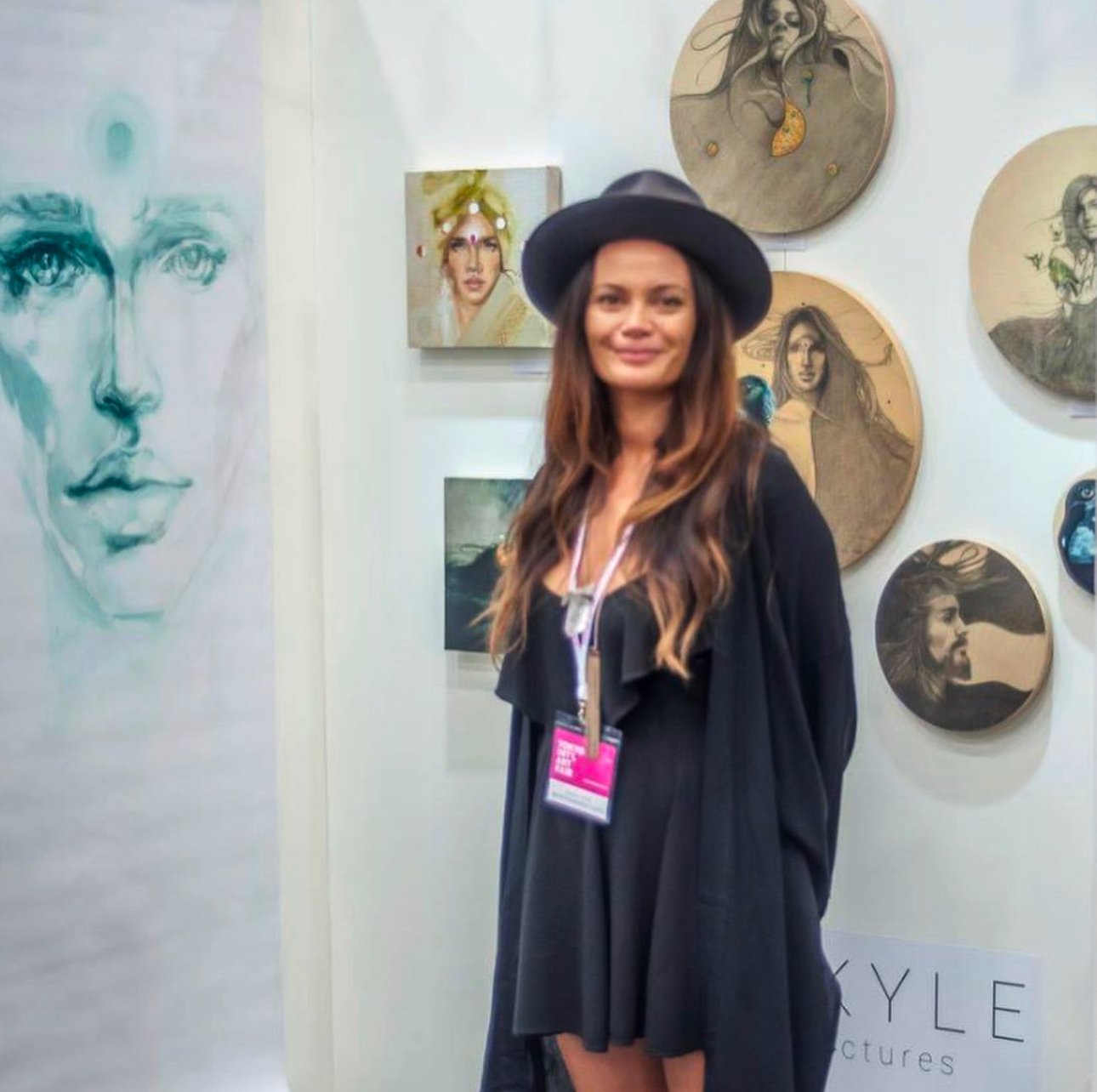 MY WORK INSTALLED AT THE ART FAIR