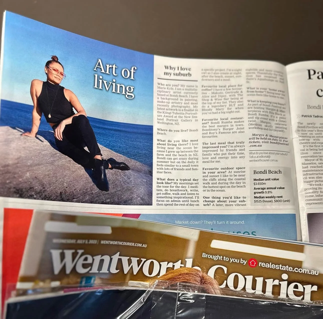BONDI FESTIVAL - Q&A WENTWORTH COURIER