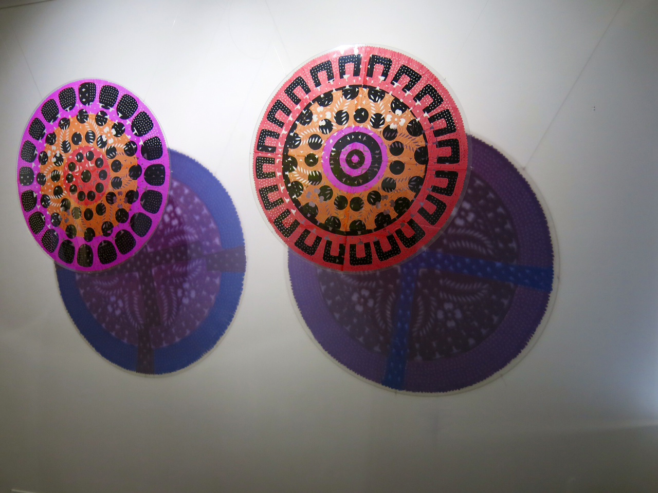 Flowers in the Shade 2012-14 Silk screen on cut paper and acrylic on wall. Dimensions variable $2,500 each