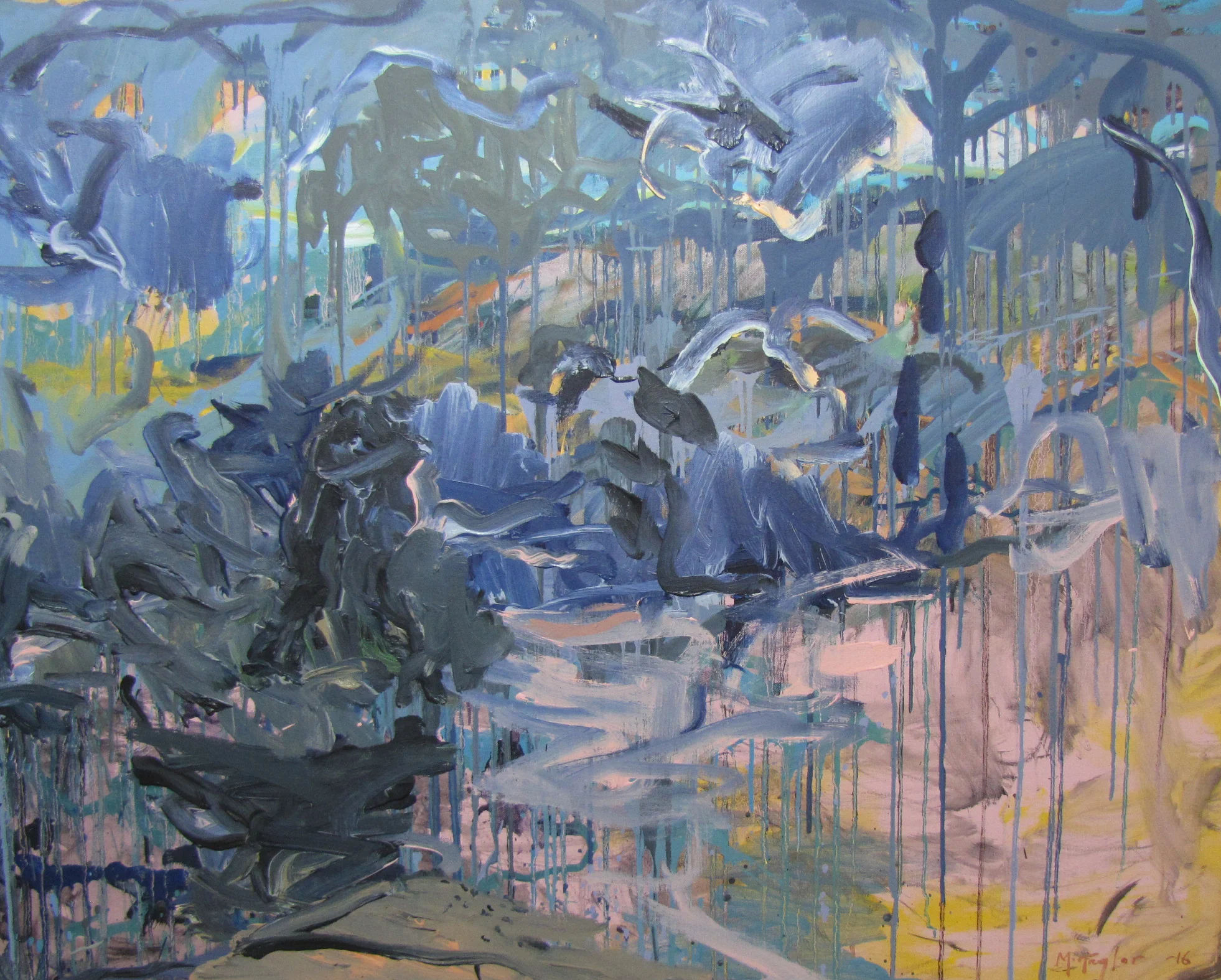 Side of the hill.  2016