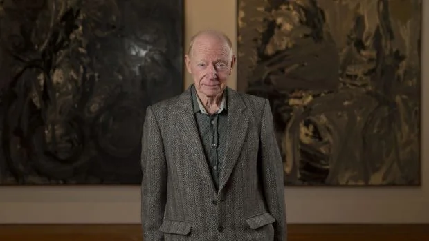 Michael Taylor at Canberra Museum and Gallery at his exhibition Michael Taylor. A Survey 1963 - 2016