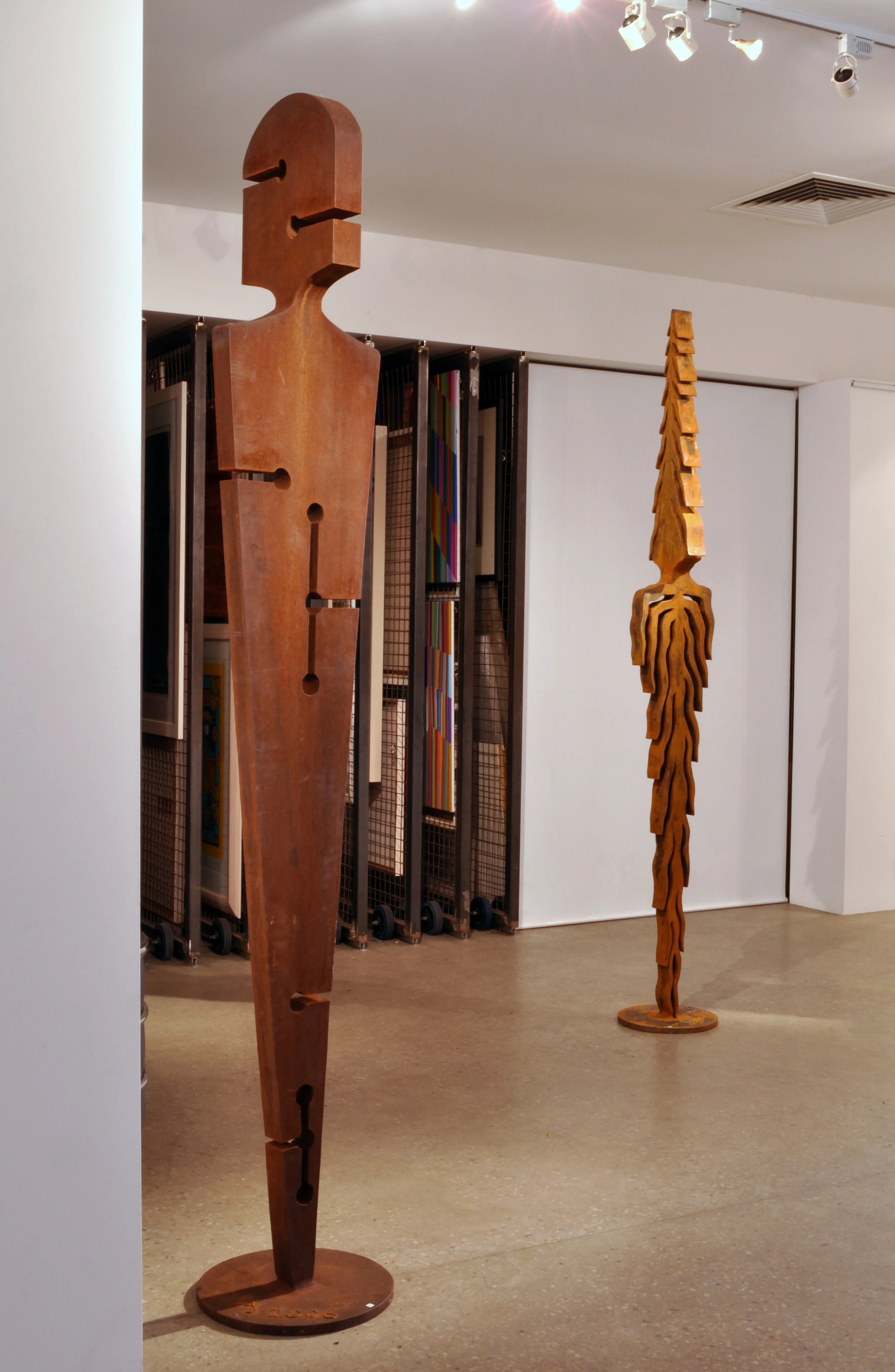 Old Fella Cyborg. 2011 Corten steel. 2404 x 20 x 25 cm.  $27,500 ( 1 of 3)