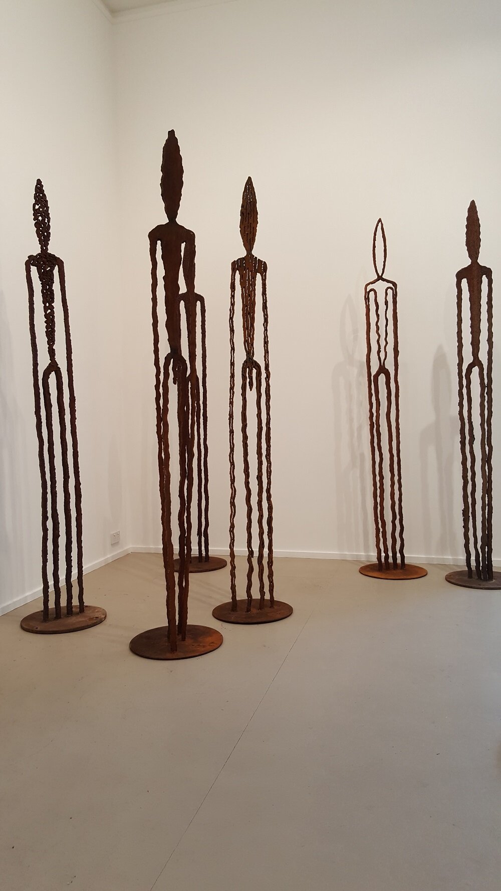 The Observers. 2019/20 solid mild steel. 210 x 40 x 4cm.  $9,500 (1 of 5)