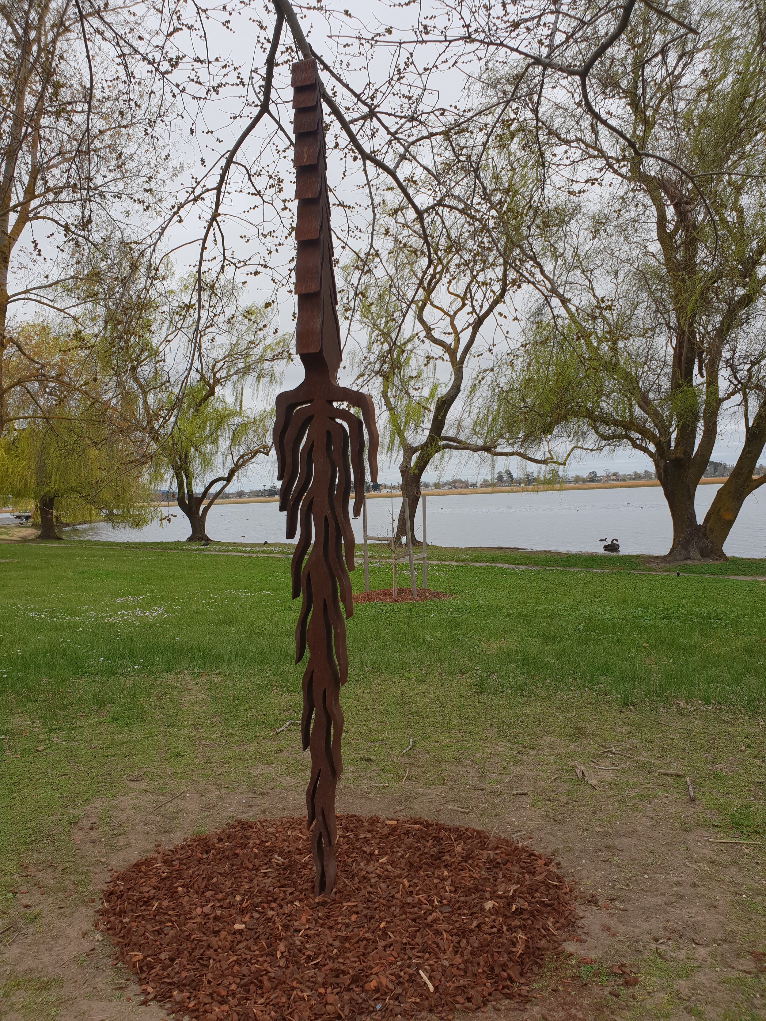 Shedding Figure 2009– 2010 Corten steel. 225 x 37 x 38 cm.  $45,000  (1 of 5)