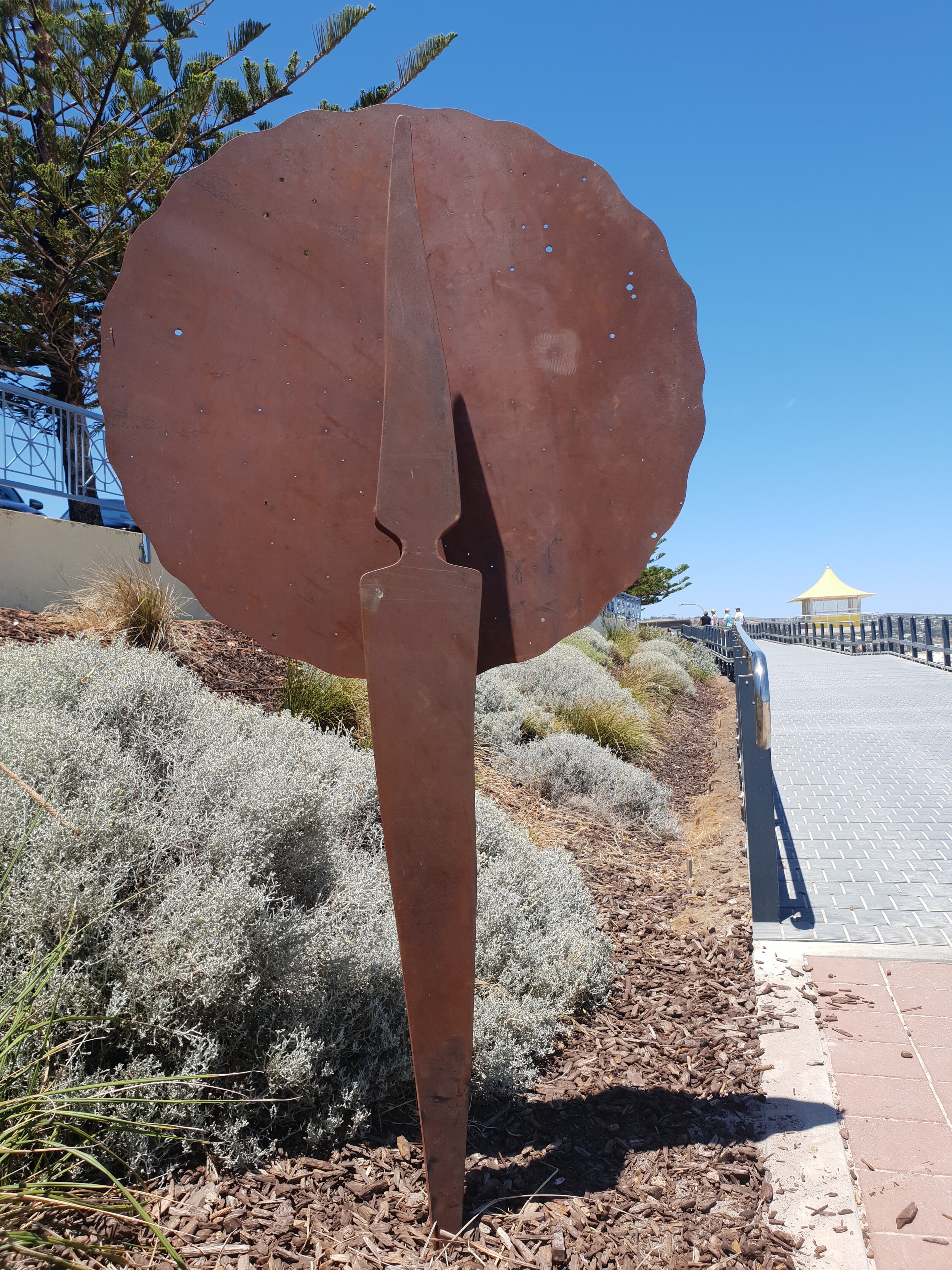 Transfigure  2018 Corten steel. 223 x 117 x 17 cm  $25,000 (1 of 5)