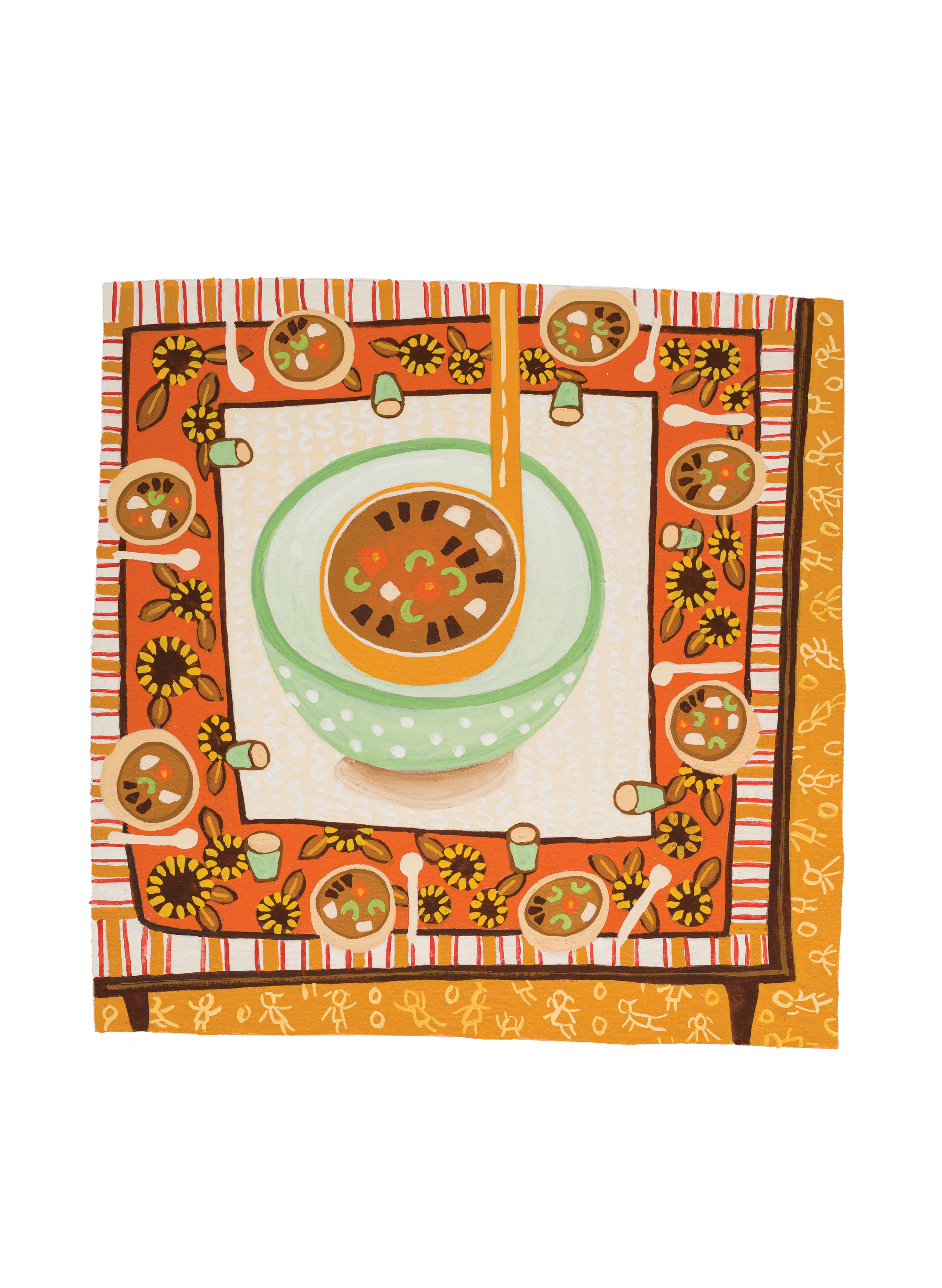Soup. 2025  16.5 x 16.5 cm