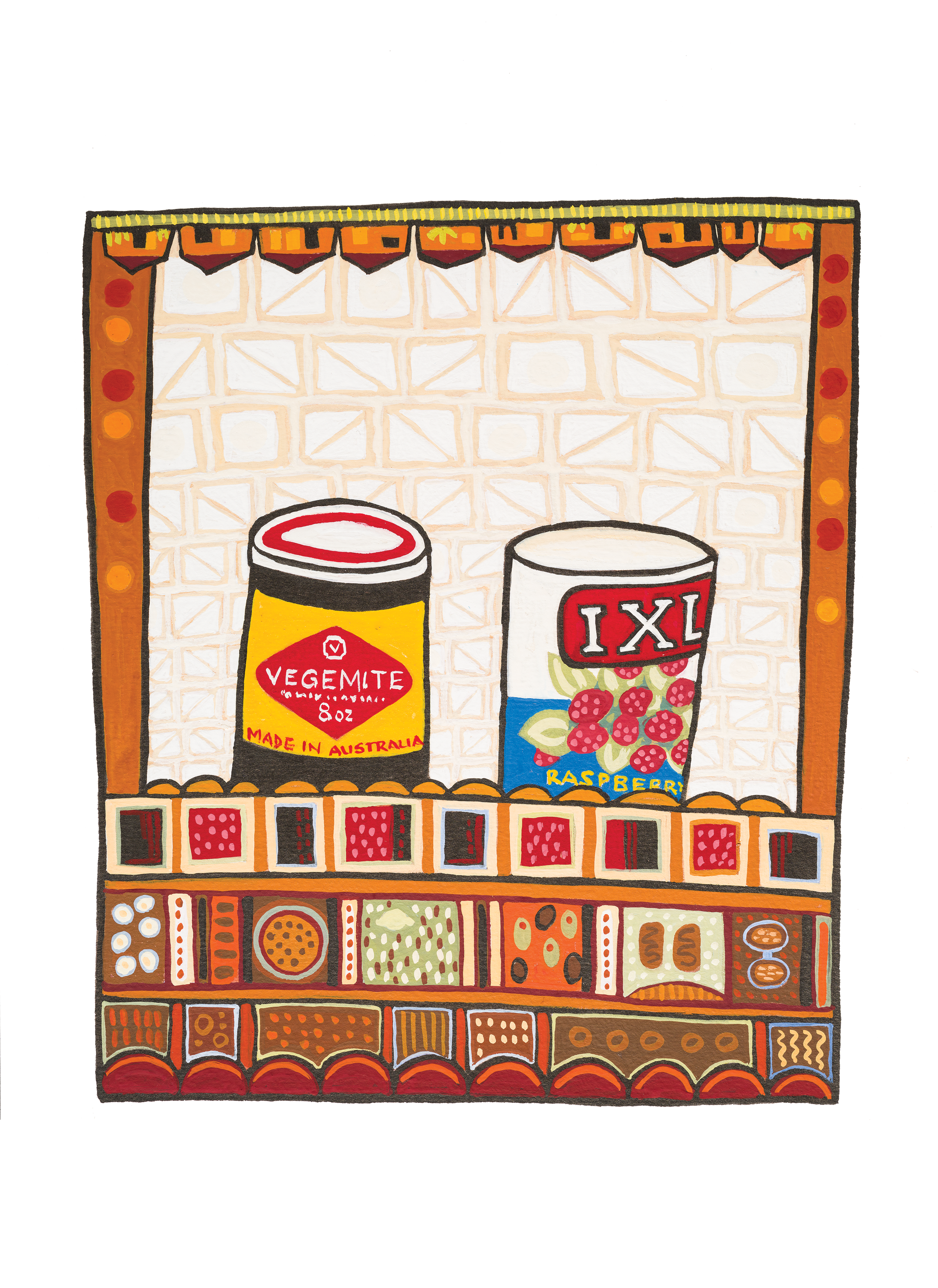 SOLD Lunch box. 2025  20 x 16.5 cm