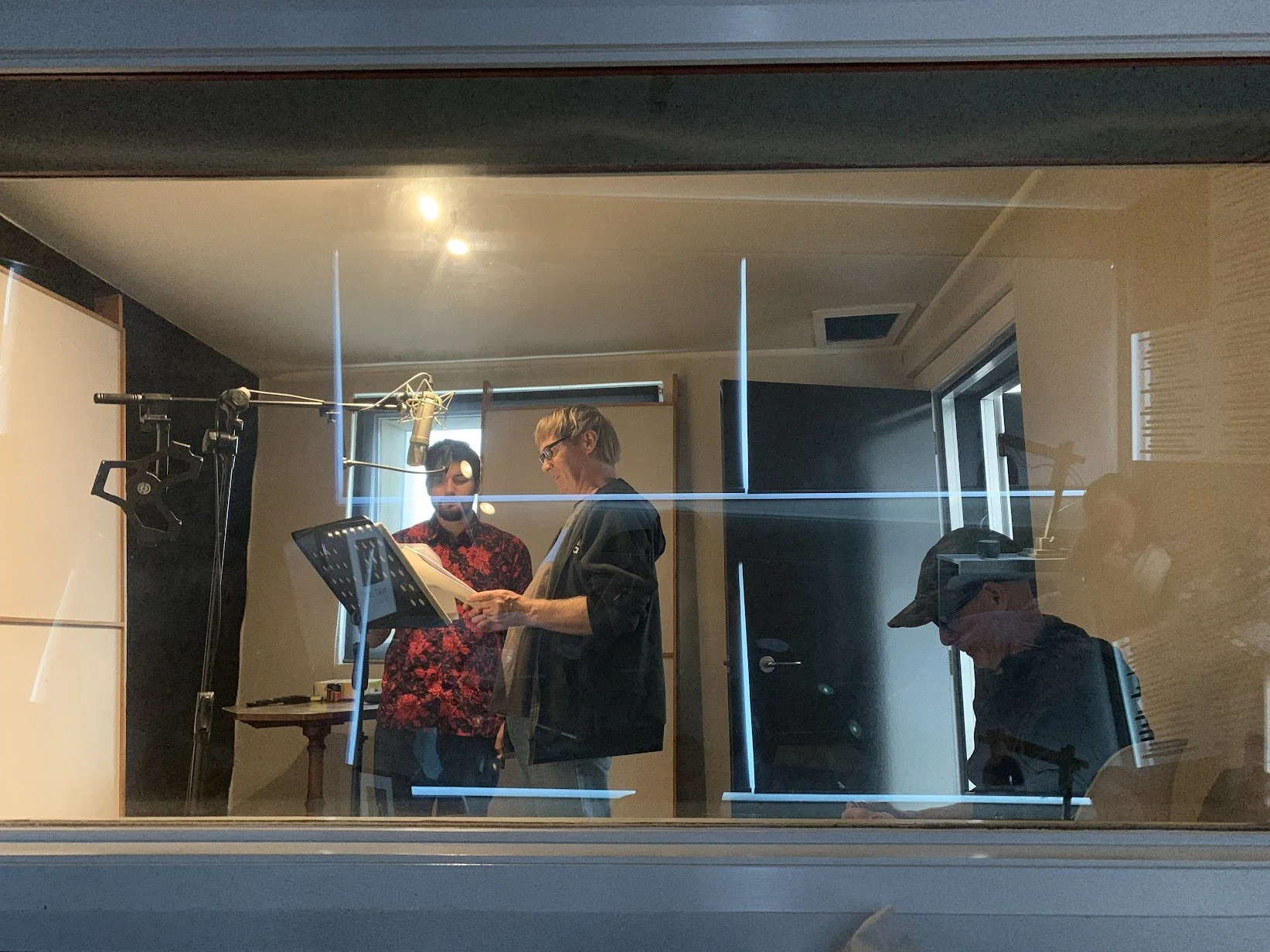 Murray and Rowan in studio Feb 2022.JPG