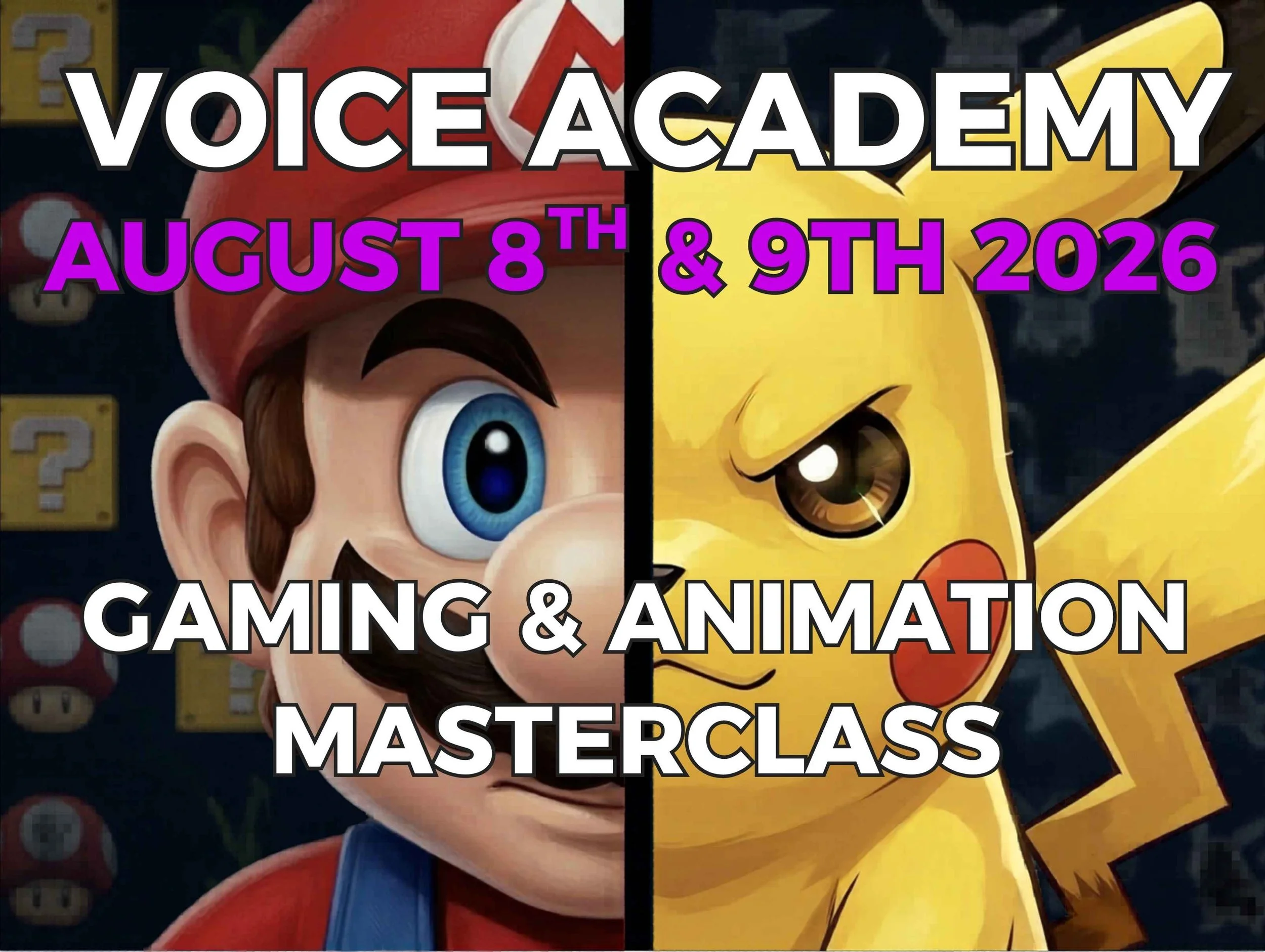 Voice Academy: Gaming And Animation Voice Actor Weekend - August 8th ...