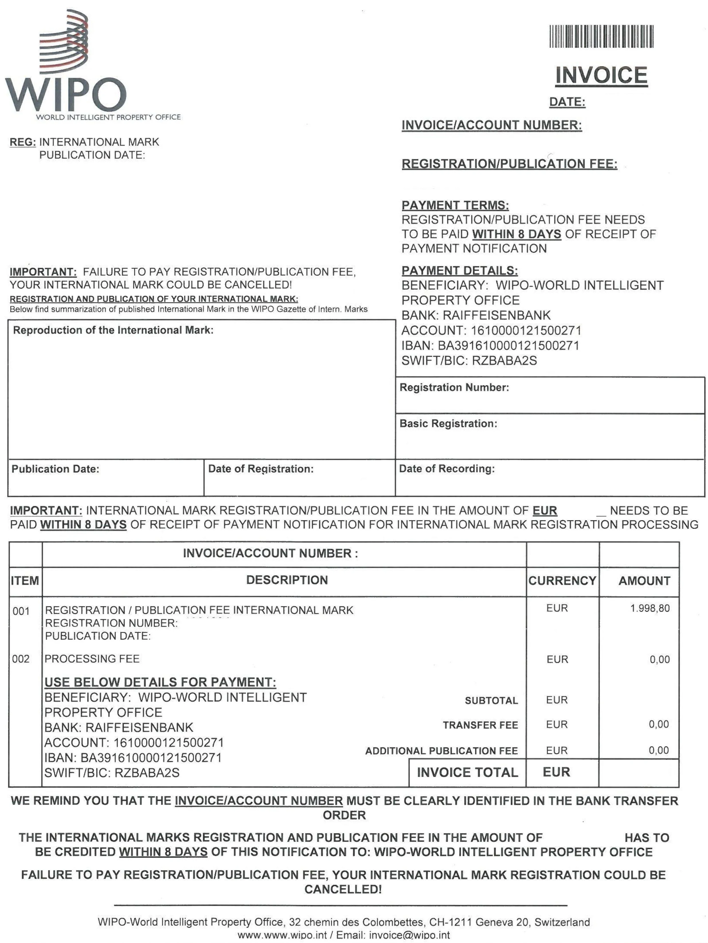 Beware the World Intelligent Property Office