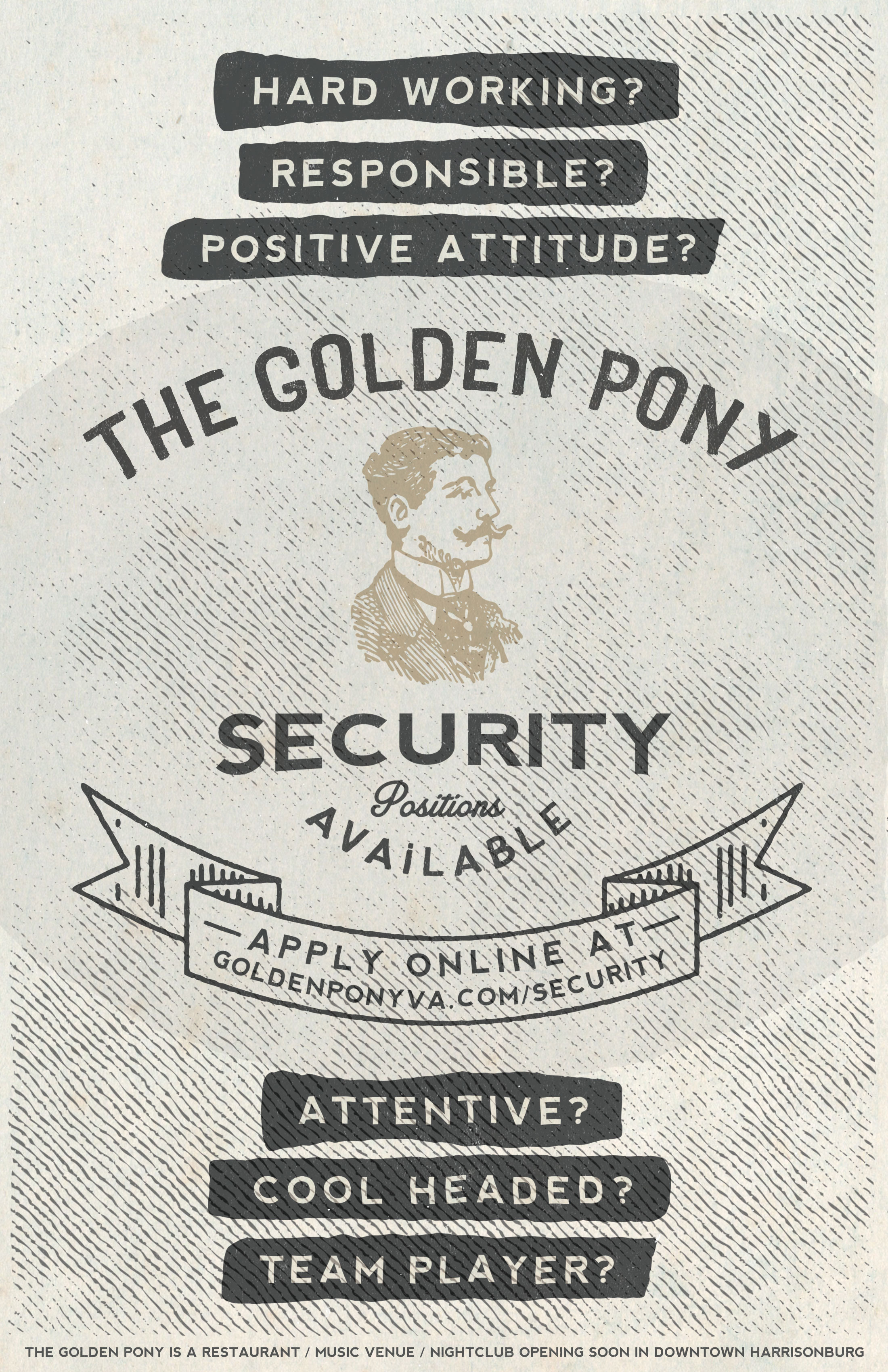 Golden Pony Security Positions Flyer
