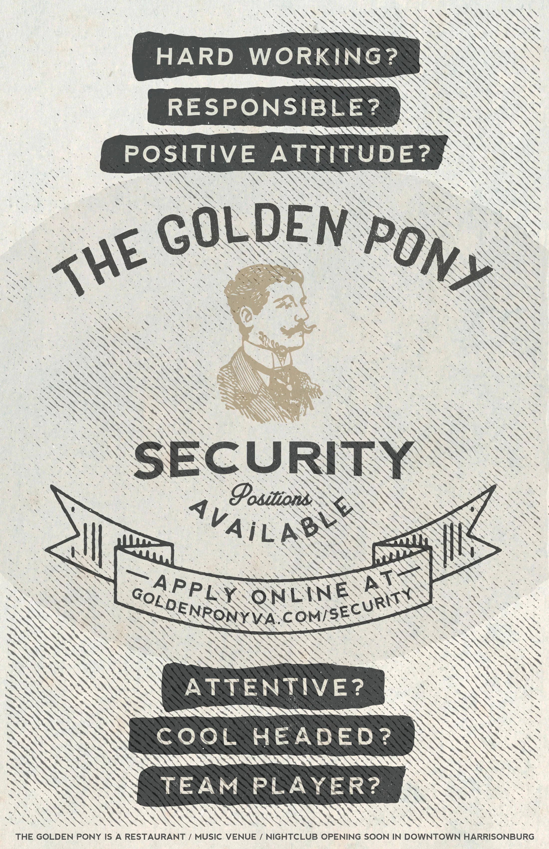 Golden Pony Security Positions Flyer