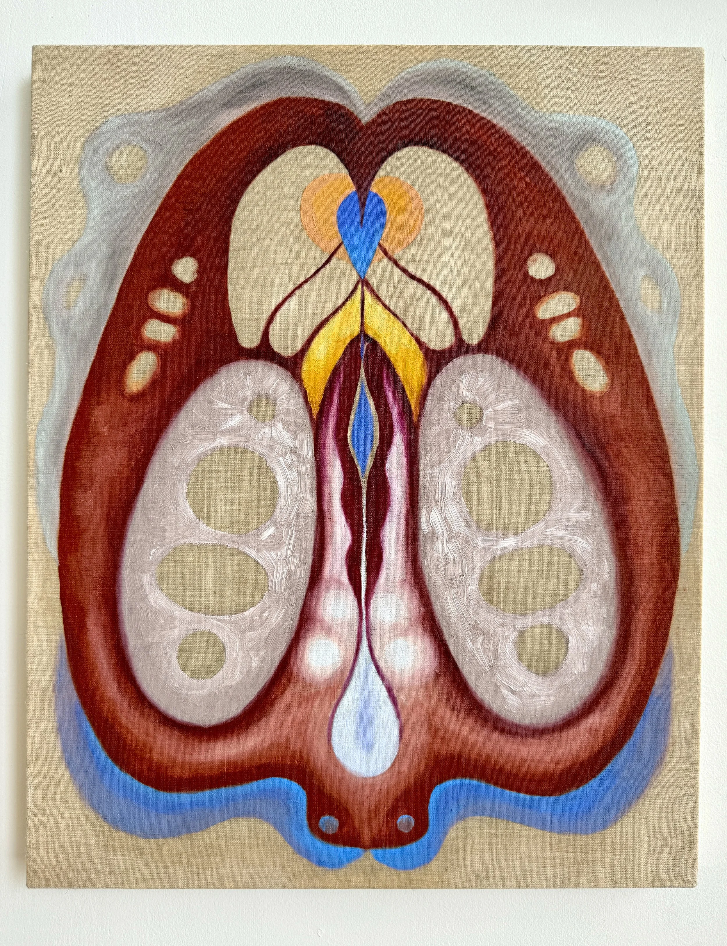 Casing, oil on linen, 16 x 20 inches