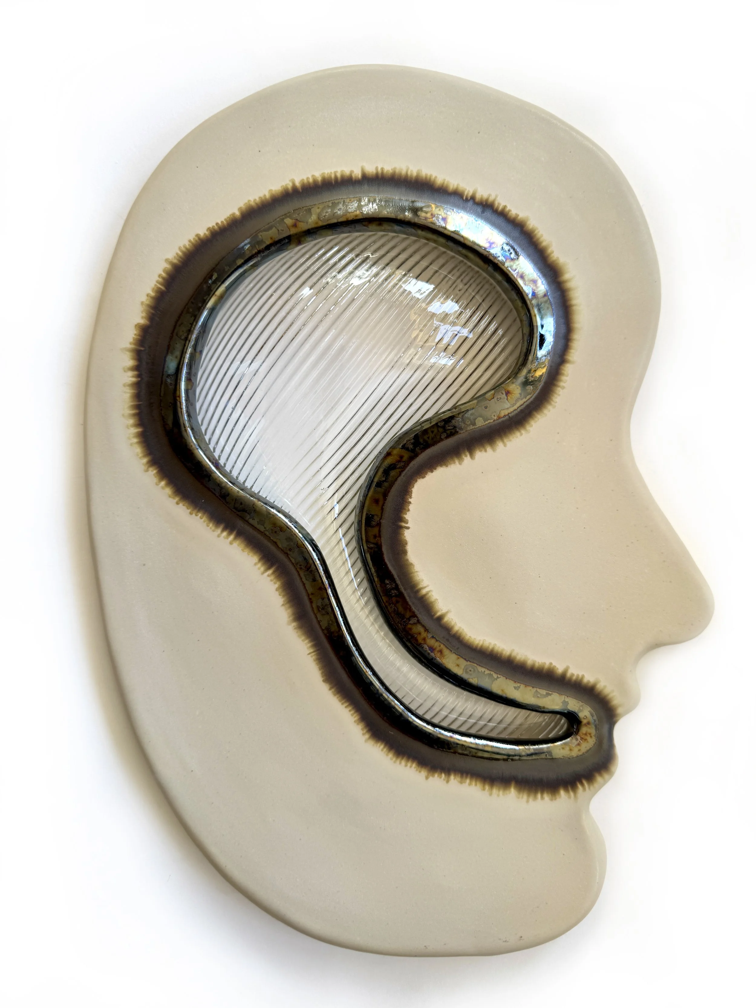 Anomic Aphasia,
ceramic and glass
15 x 10 x 3 in