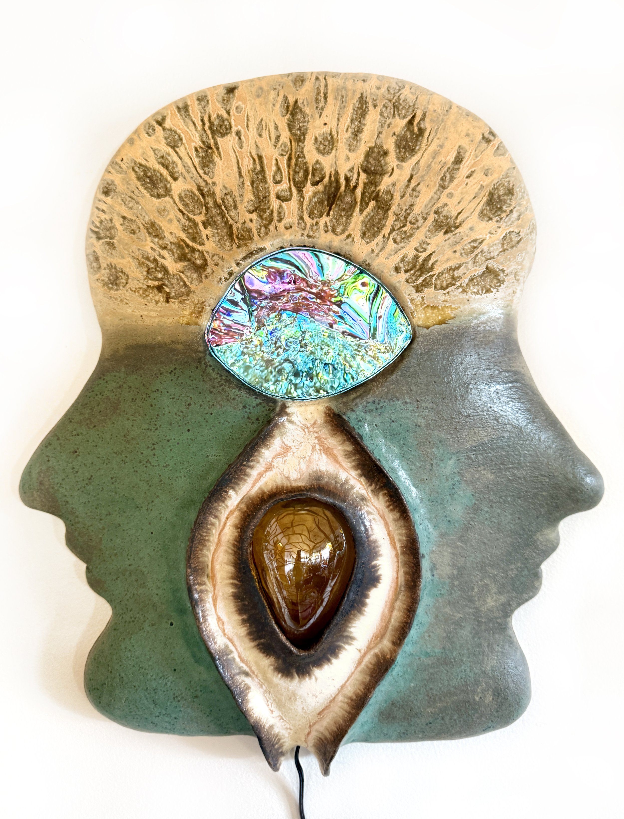 All Seeing
2026, ceramic, glass and video monitor