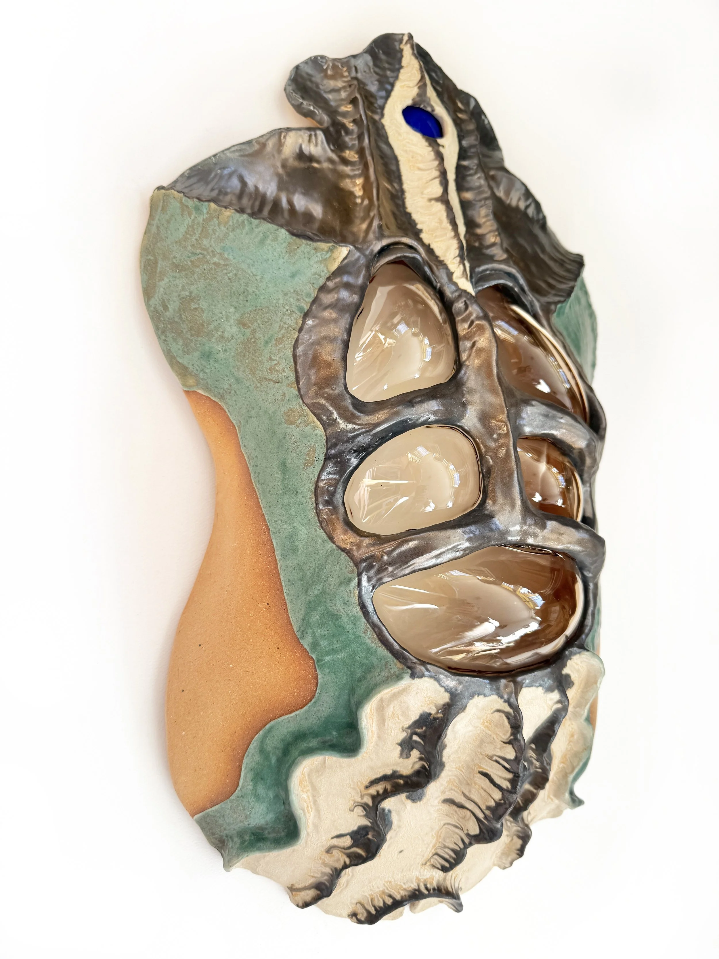 Window to her guts
ceramic and glass
19 x 12 x 5 in