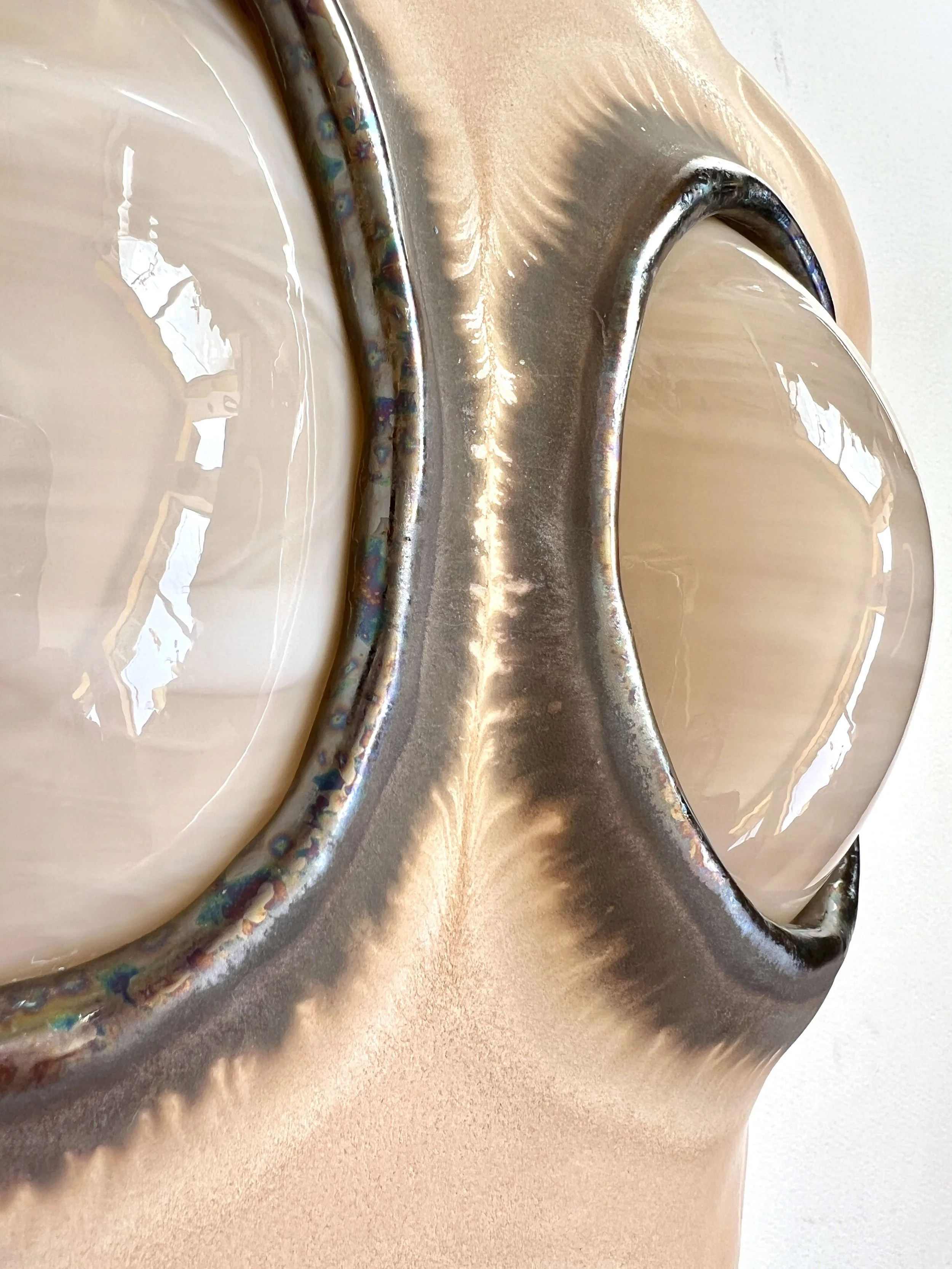Anatomization (detail)
ceramic and glass
19.5 x 11.5 x 3 in