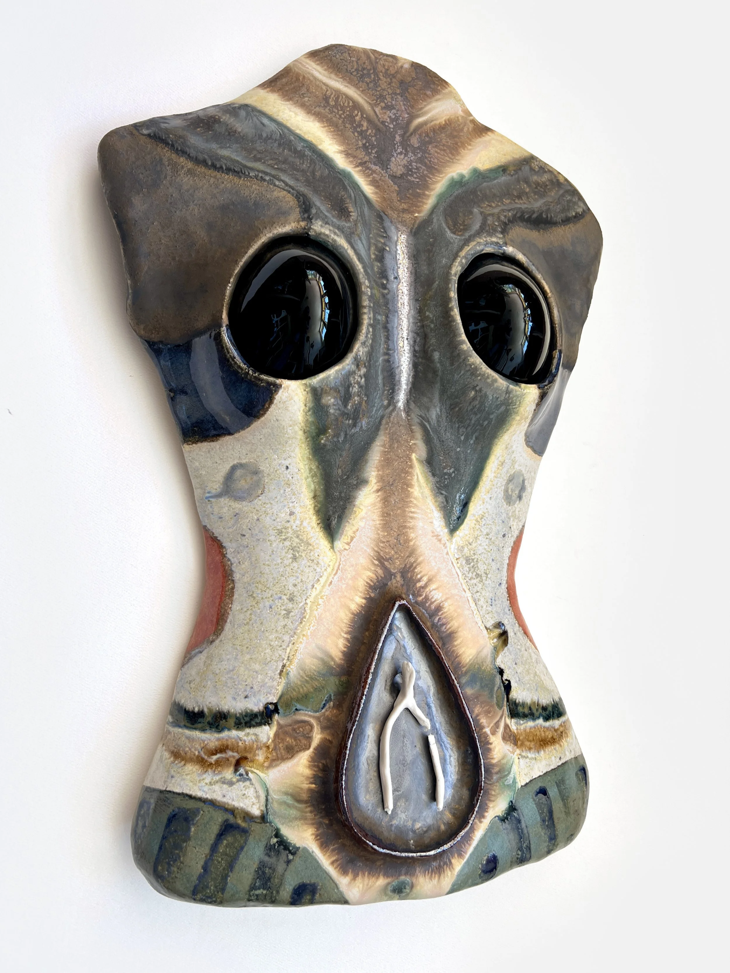 Saint Agatha
Ceramic and glass,
19 x 13 x 4 inches,
2026
