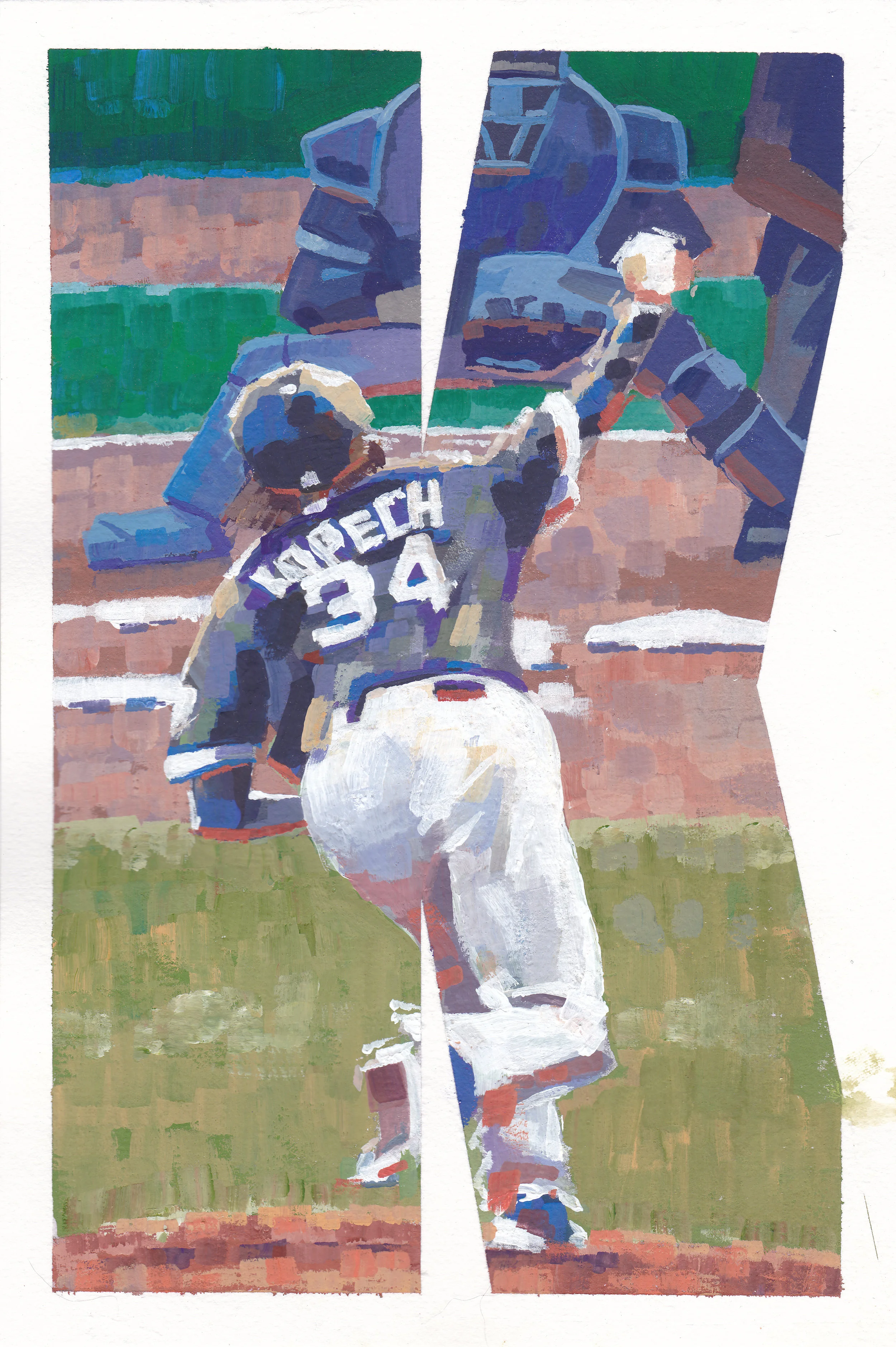 Original Michael Kopech Painting