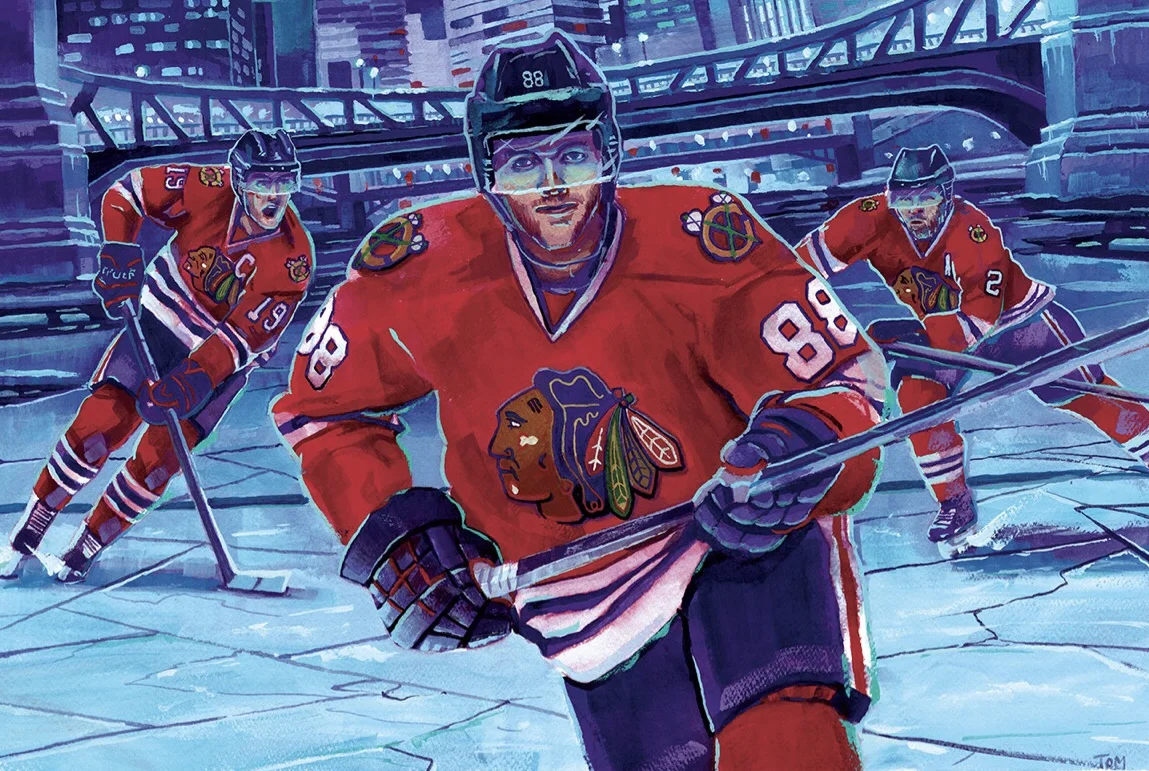 Hawks Authetic Fan print 11" x 17"