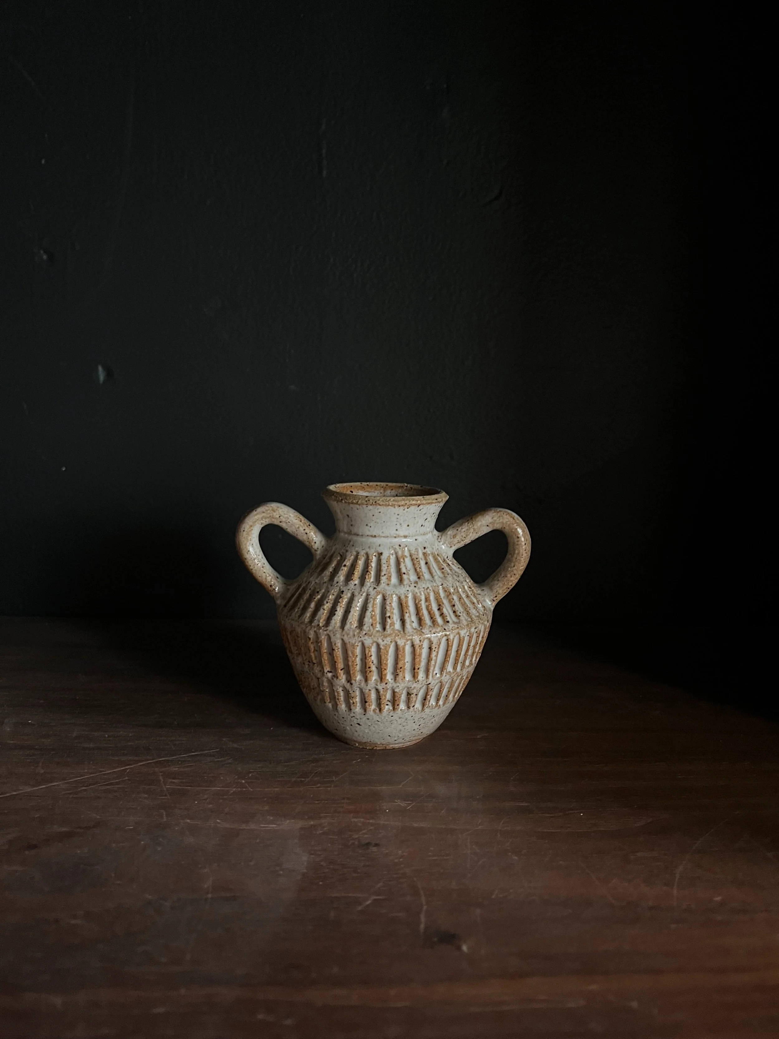 Mini Vase WhiteSpeck