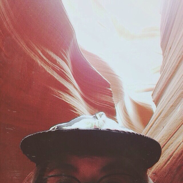 Antelope canyon✌🏼️
#vsco #vscocam #selfie #ontheroad