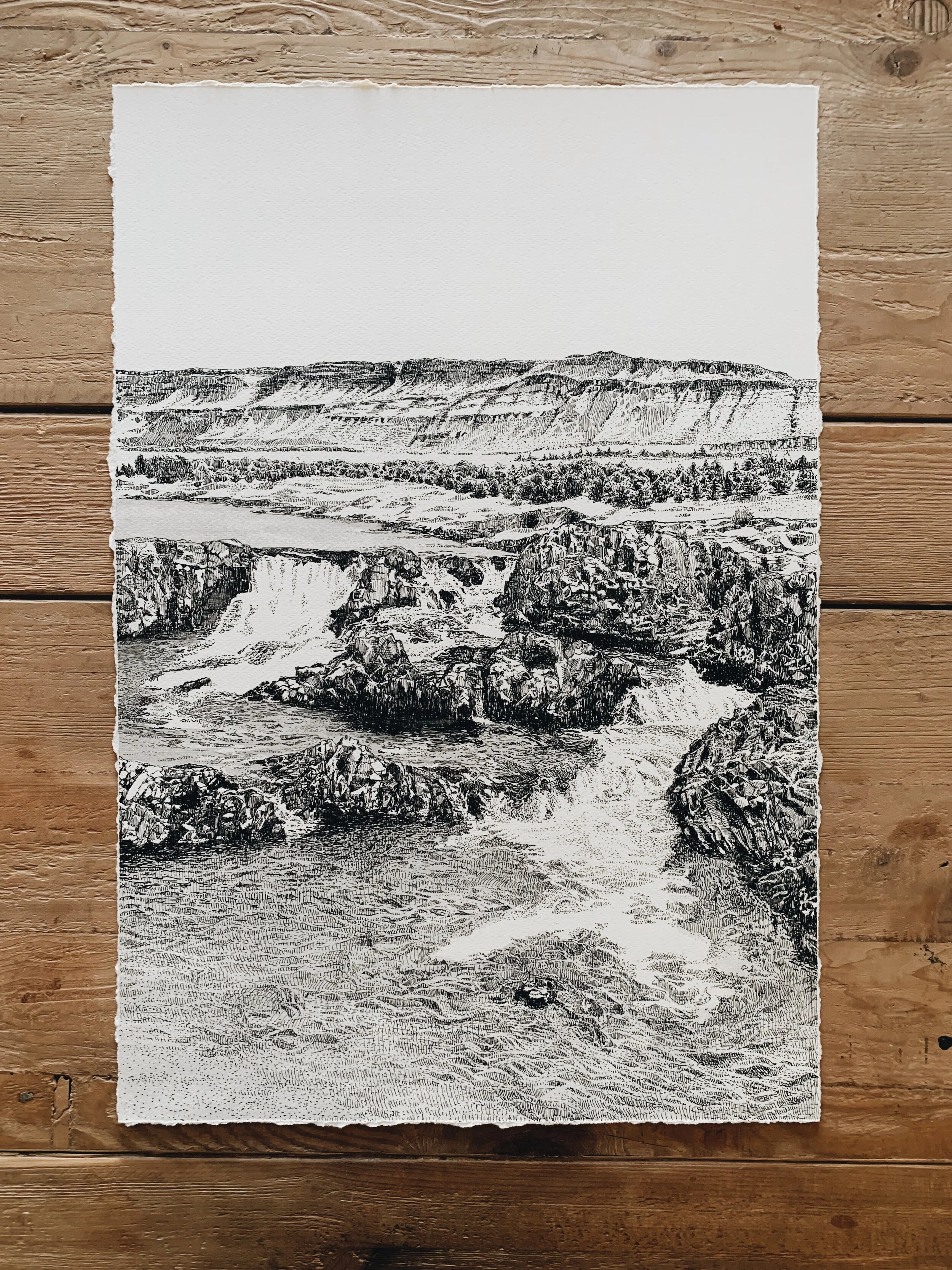 Iceland Waterfall Print