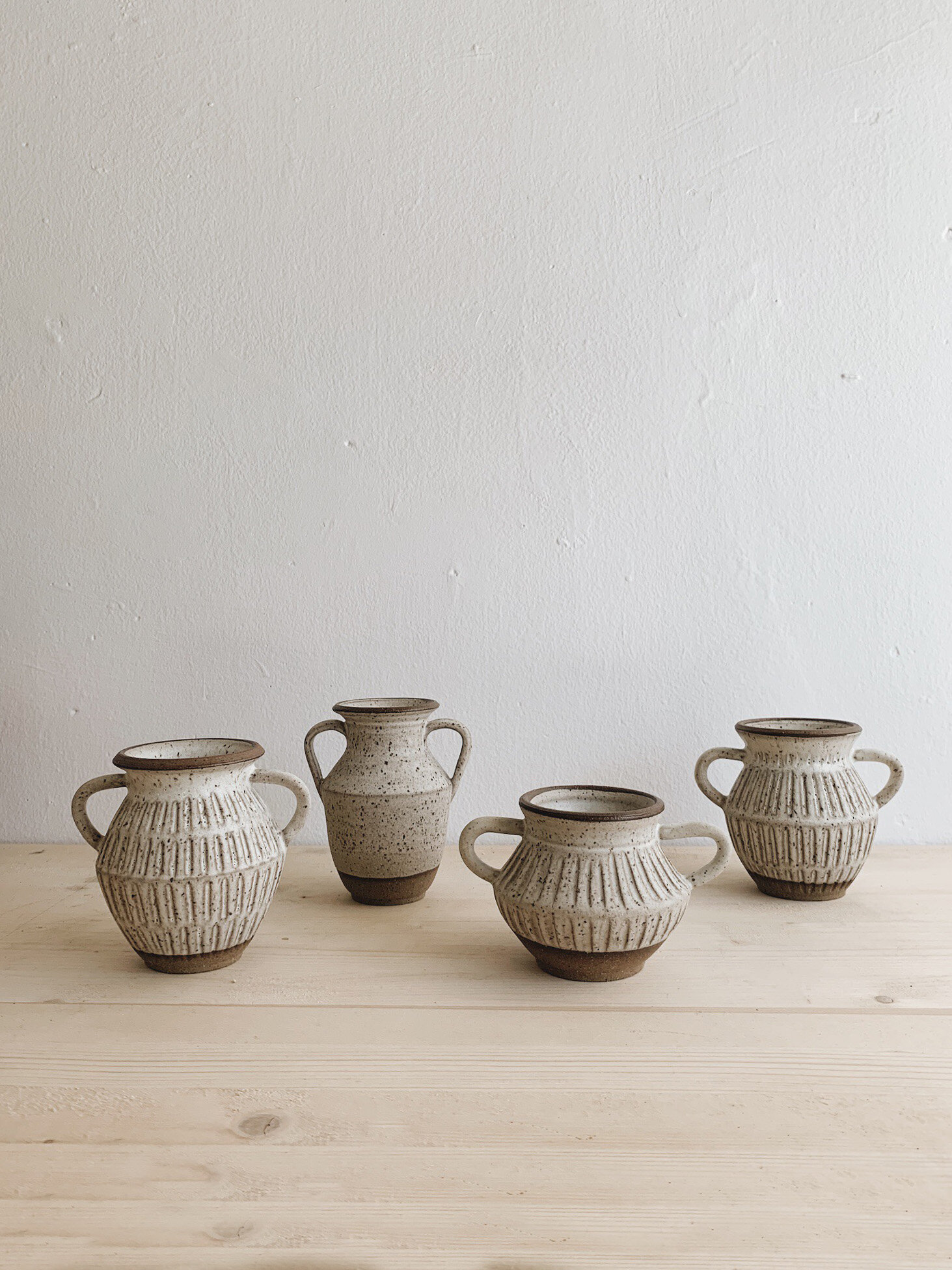 Mini Classic Vase Series - Matte White