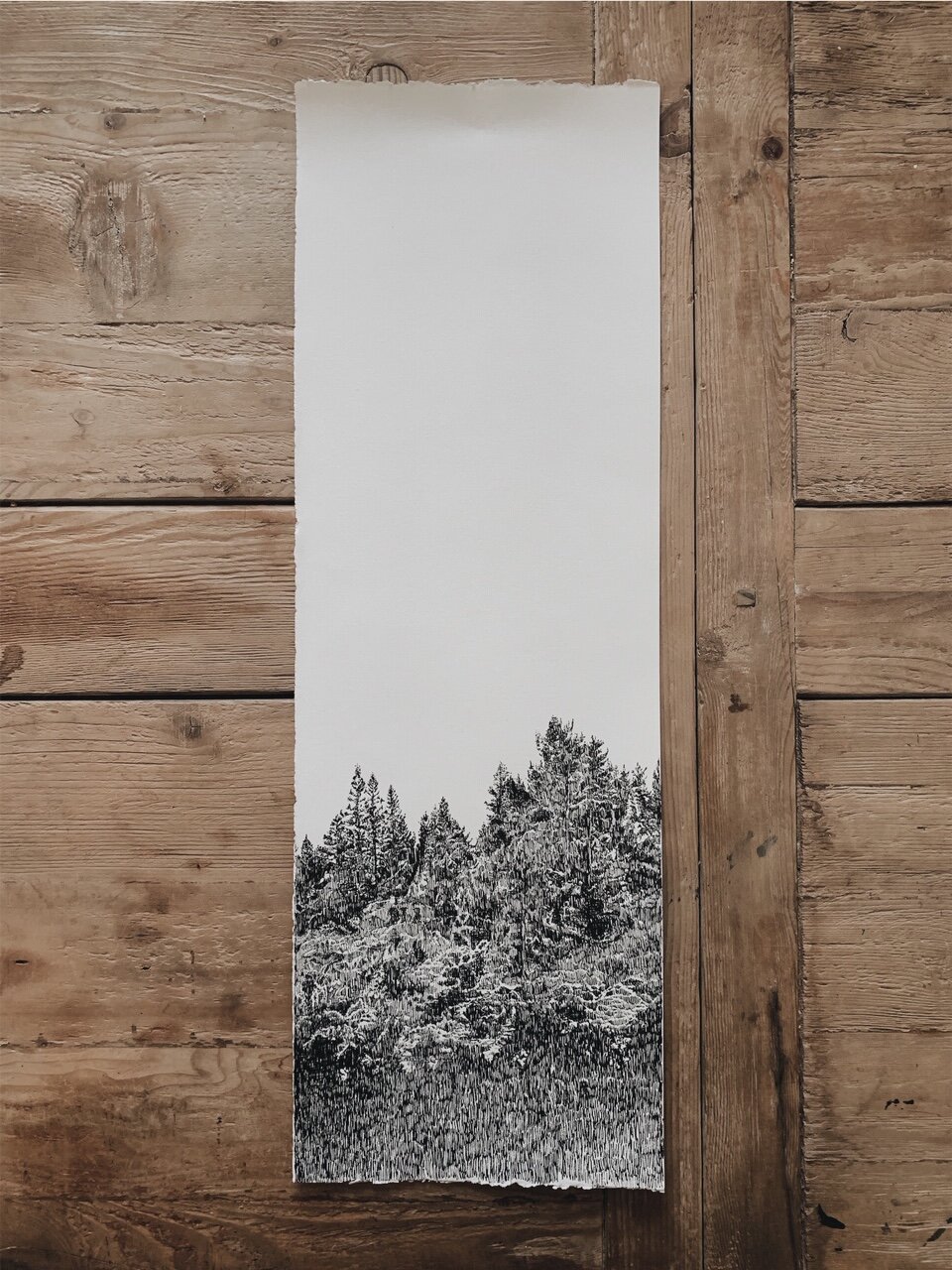 Original Drawing - Russian River