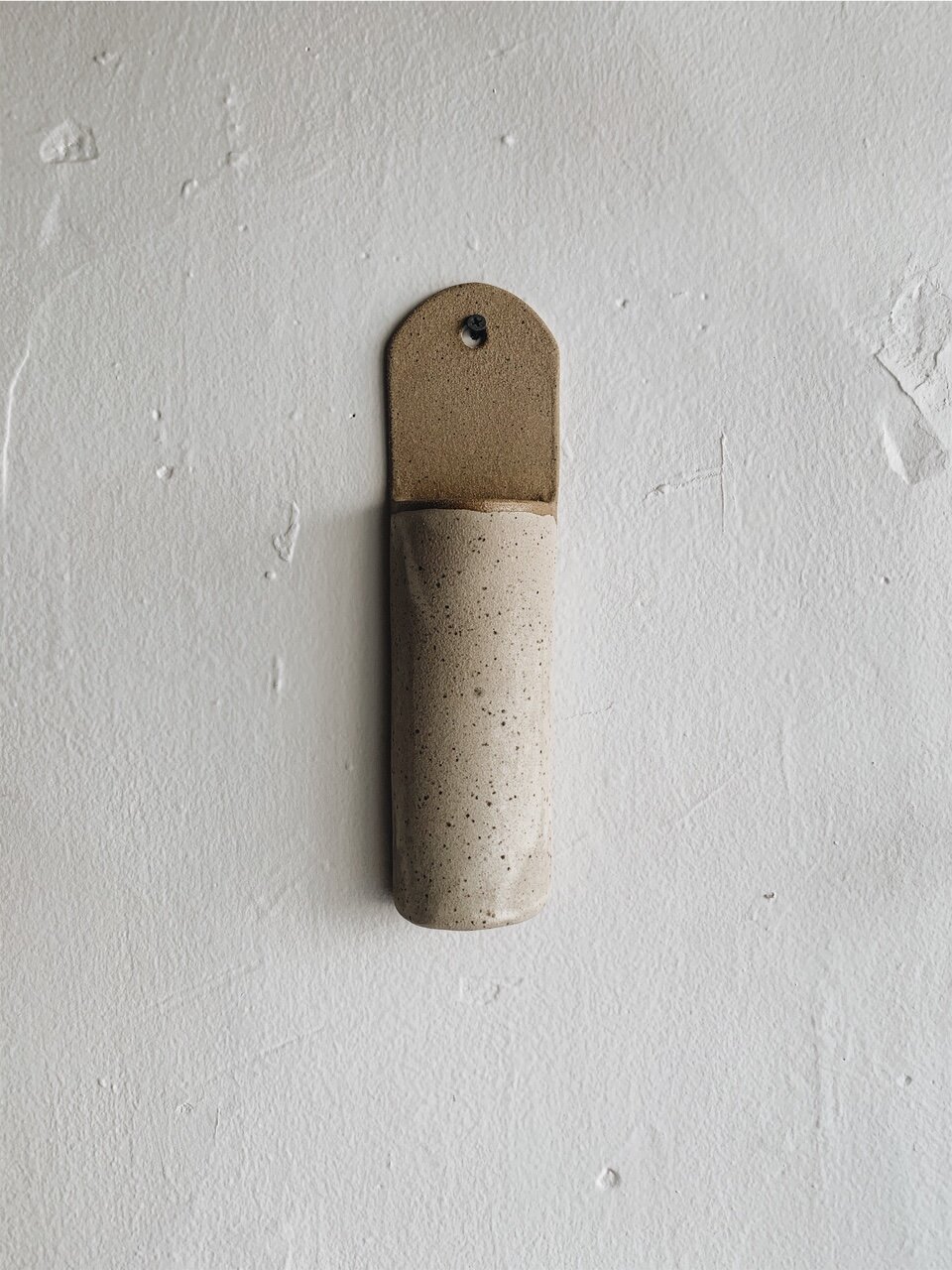 Wall Hanging Pillar  - Matte Stone