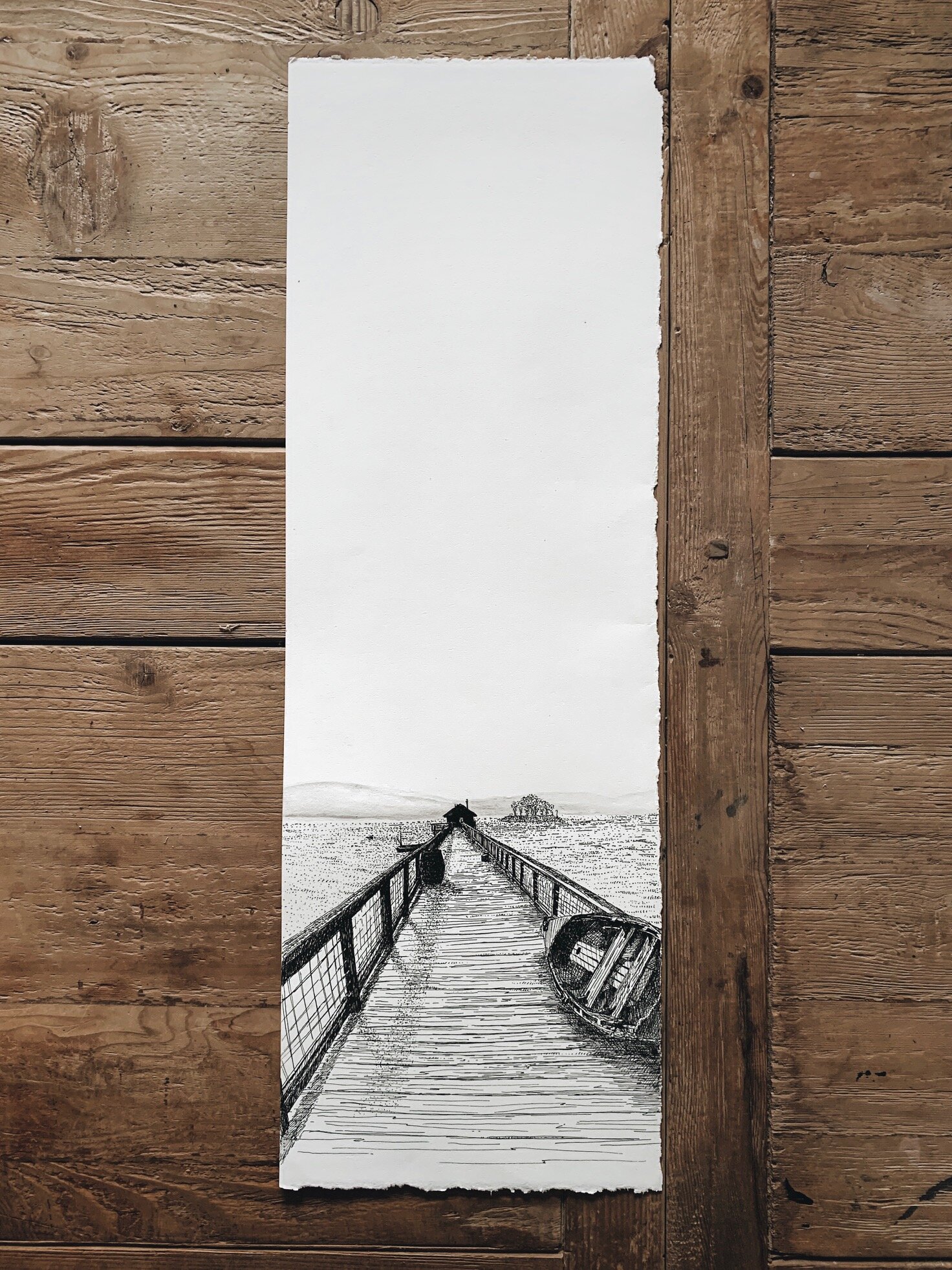 Original Drawing - Nicks Cove