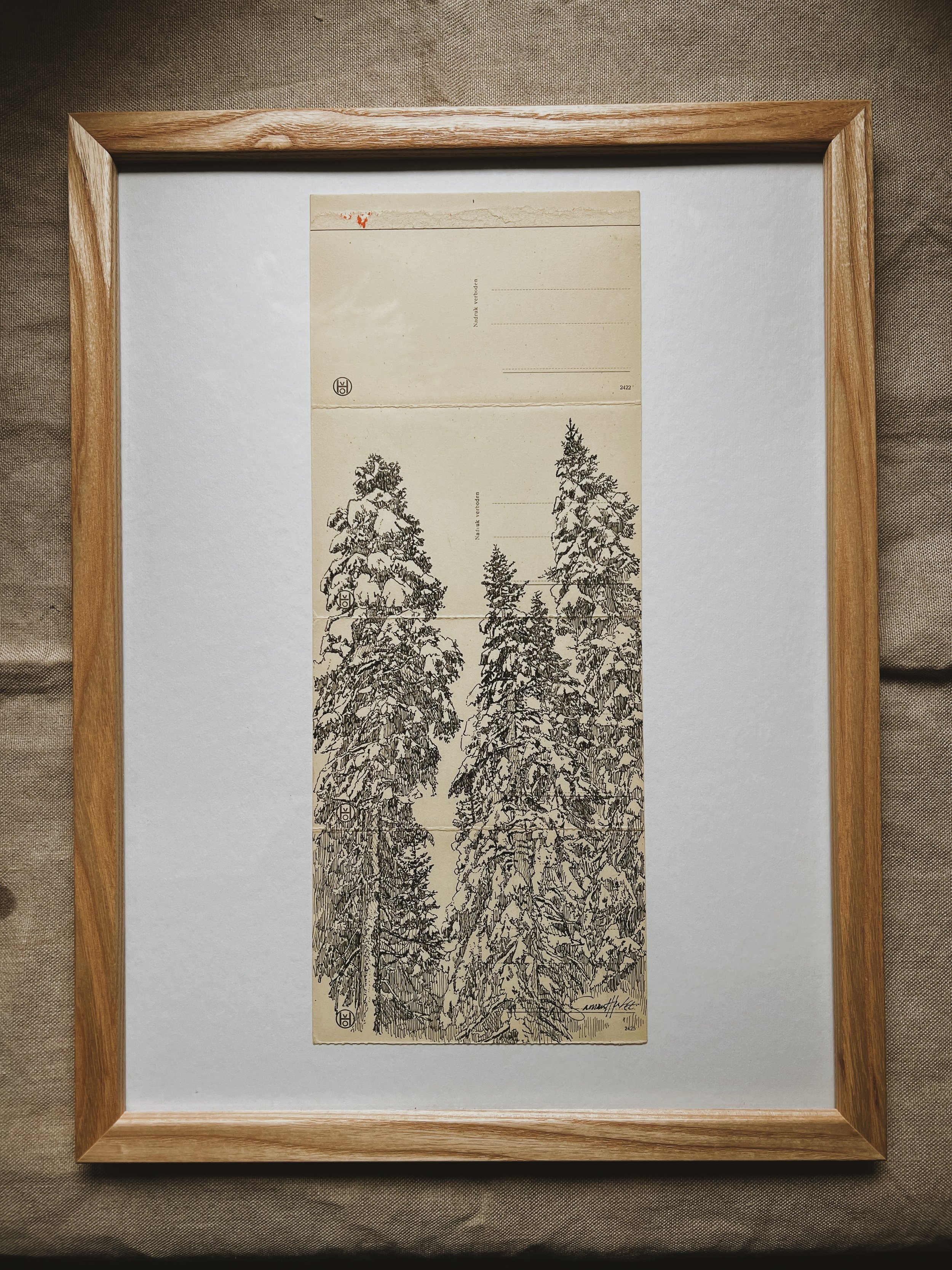 Original Drawing Framed- Tahoe