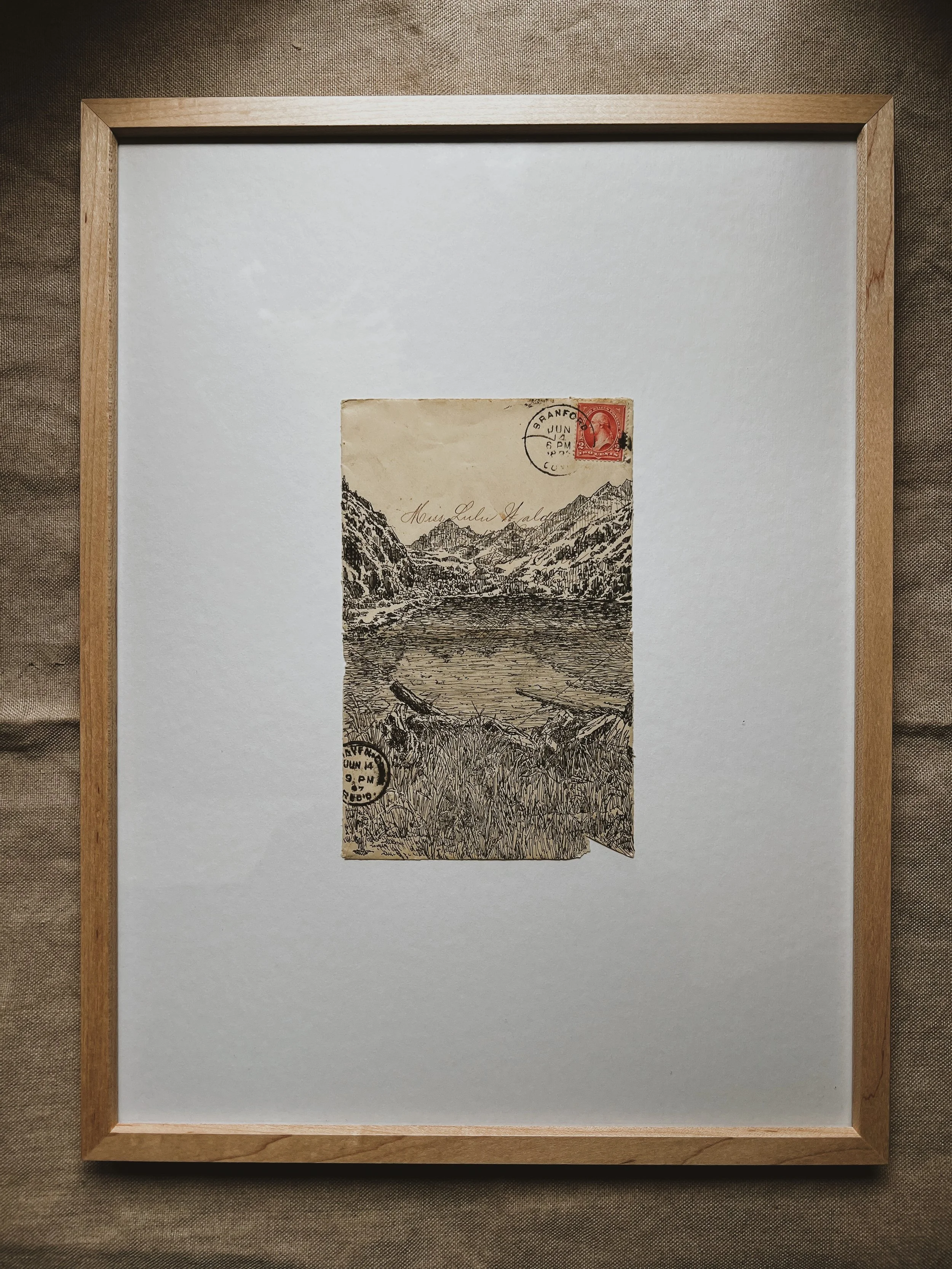 Original Drawing Framed- Mammoth