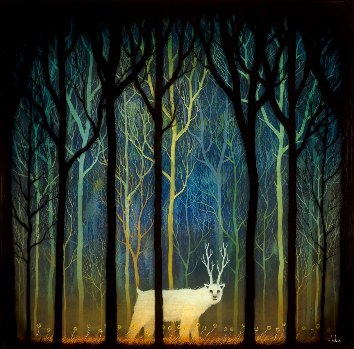 Profound Encounters Amid the Forest Deep