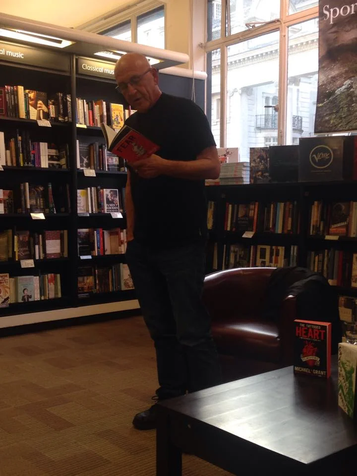 Michael Grant reading from Messenger of Fear