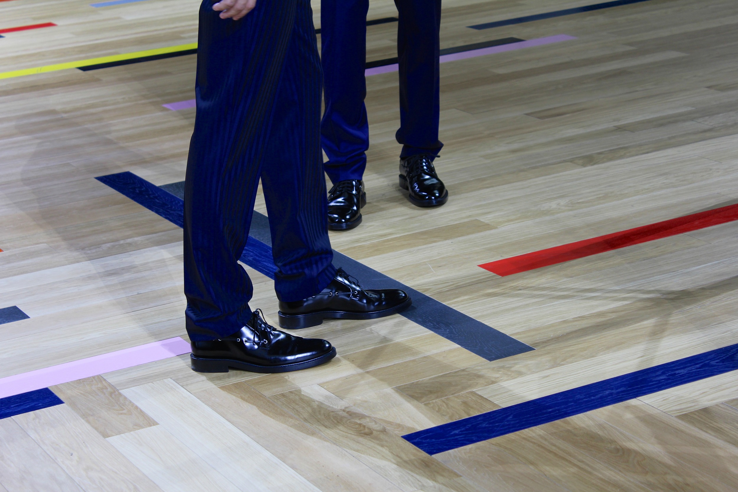 Black dress shoes from the collection