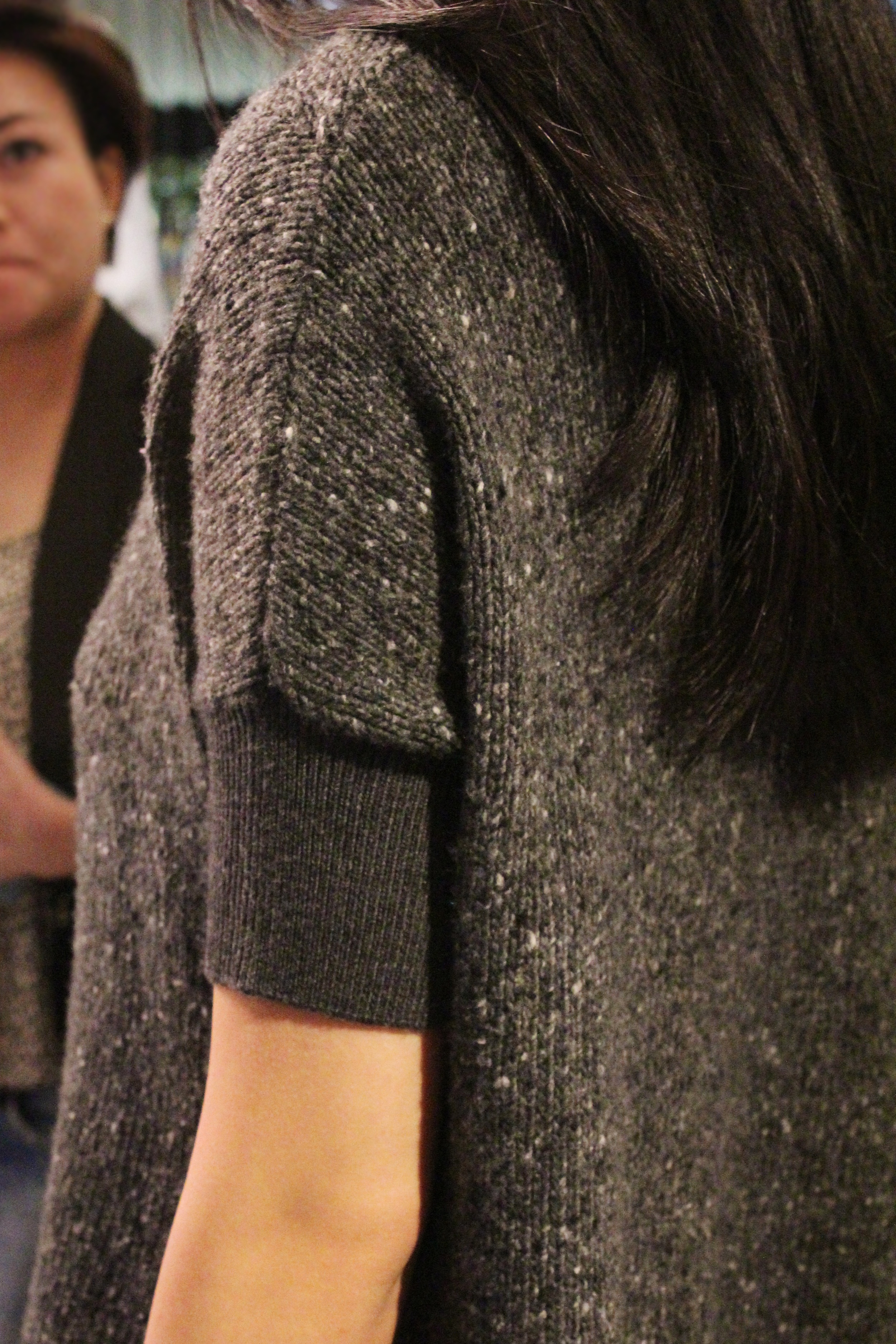 Knitwear: Tweed tunic