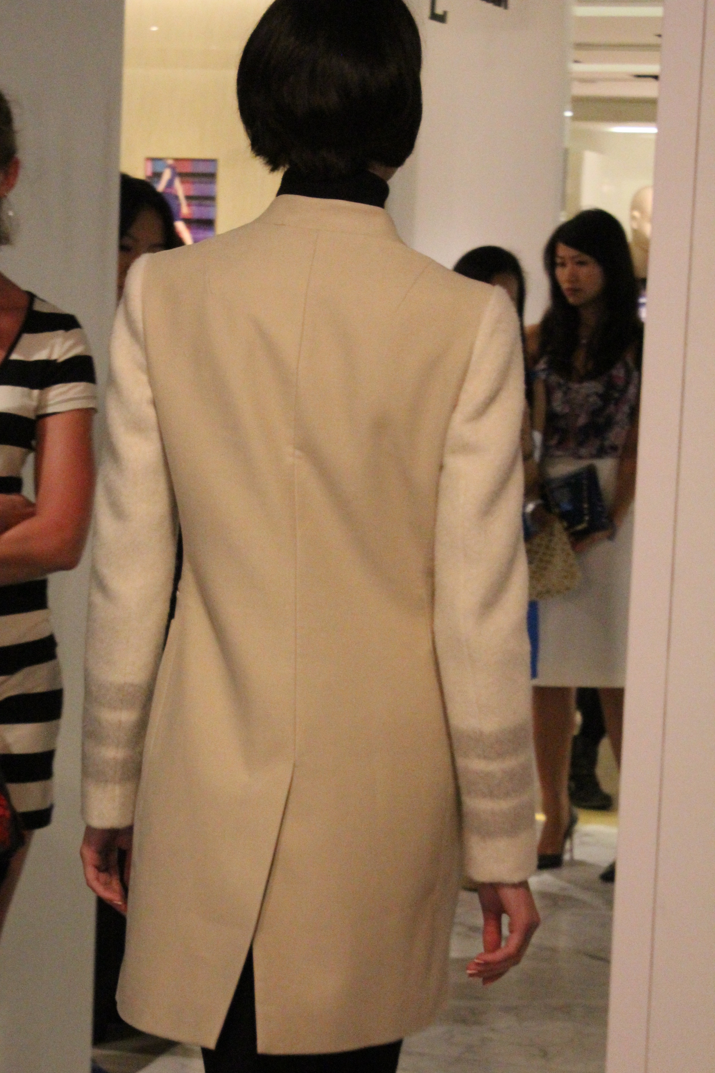 Coat: Masculine double breasted coat (seen on INSTYLE)