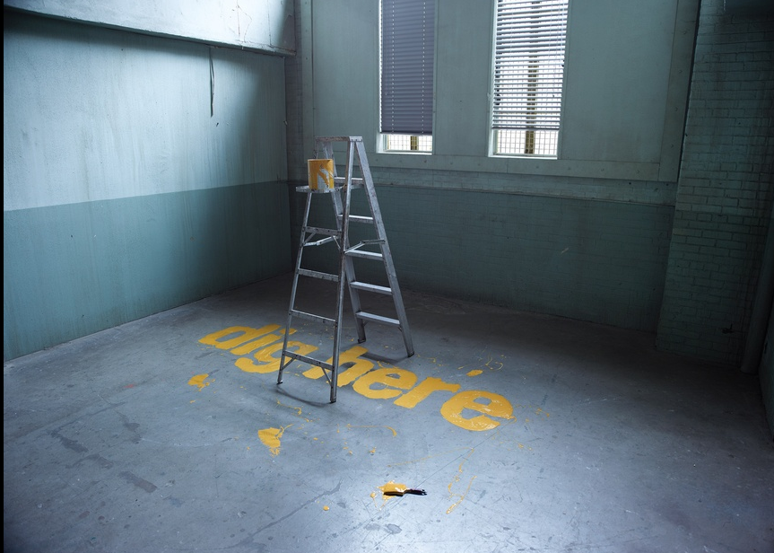 Superstition - walking under a ladder