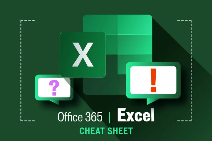 Excel for Office 365 cheat sheet