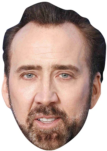 Nicolas Cage Face Cut Out
