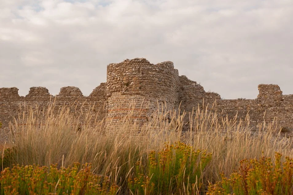 Castles, Portchester Castle, Hampshire.
