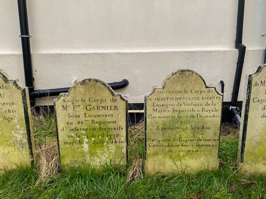 Resting Places, New Alresford, Napoleonic French Prisoner of War Graves, Hampshire.