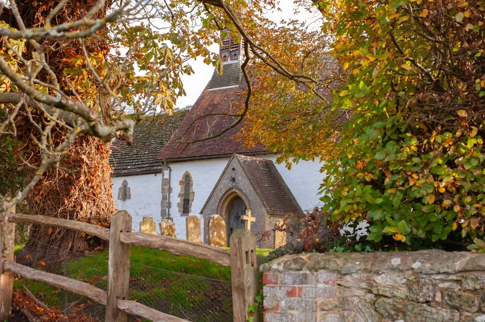 Churches, St Botolphs. Hardham, West Sussex.