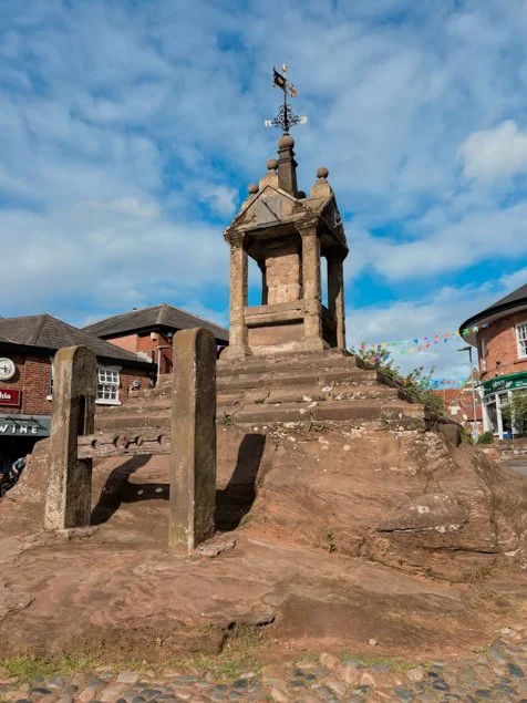 Infrastructure, Lymm Town Cross, Lymm, Cheshire.