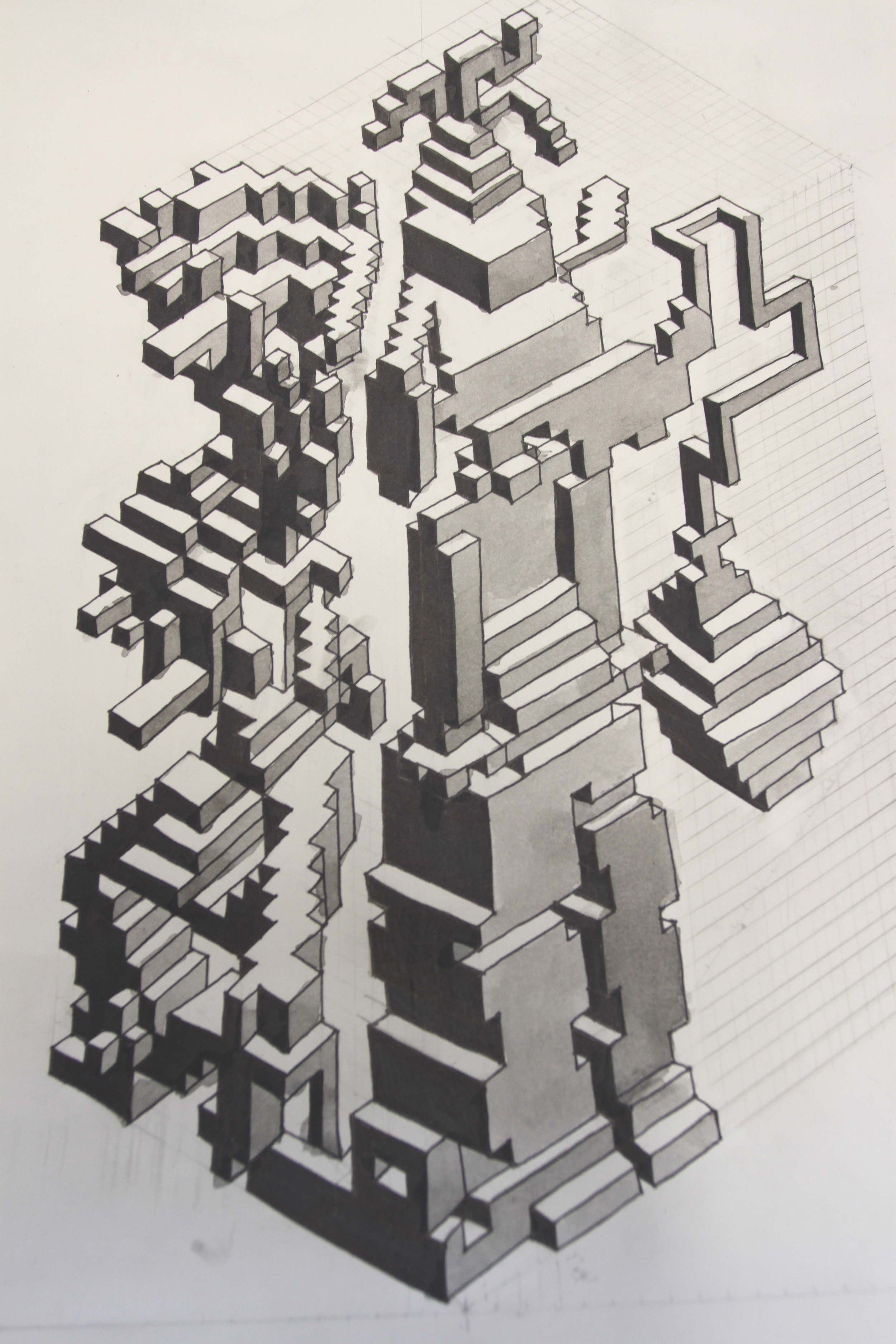 Isometric Cube Structure
