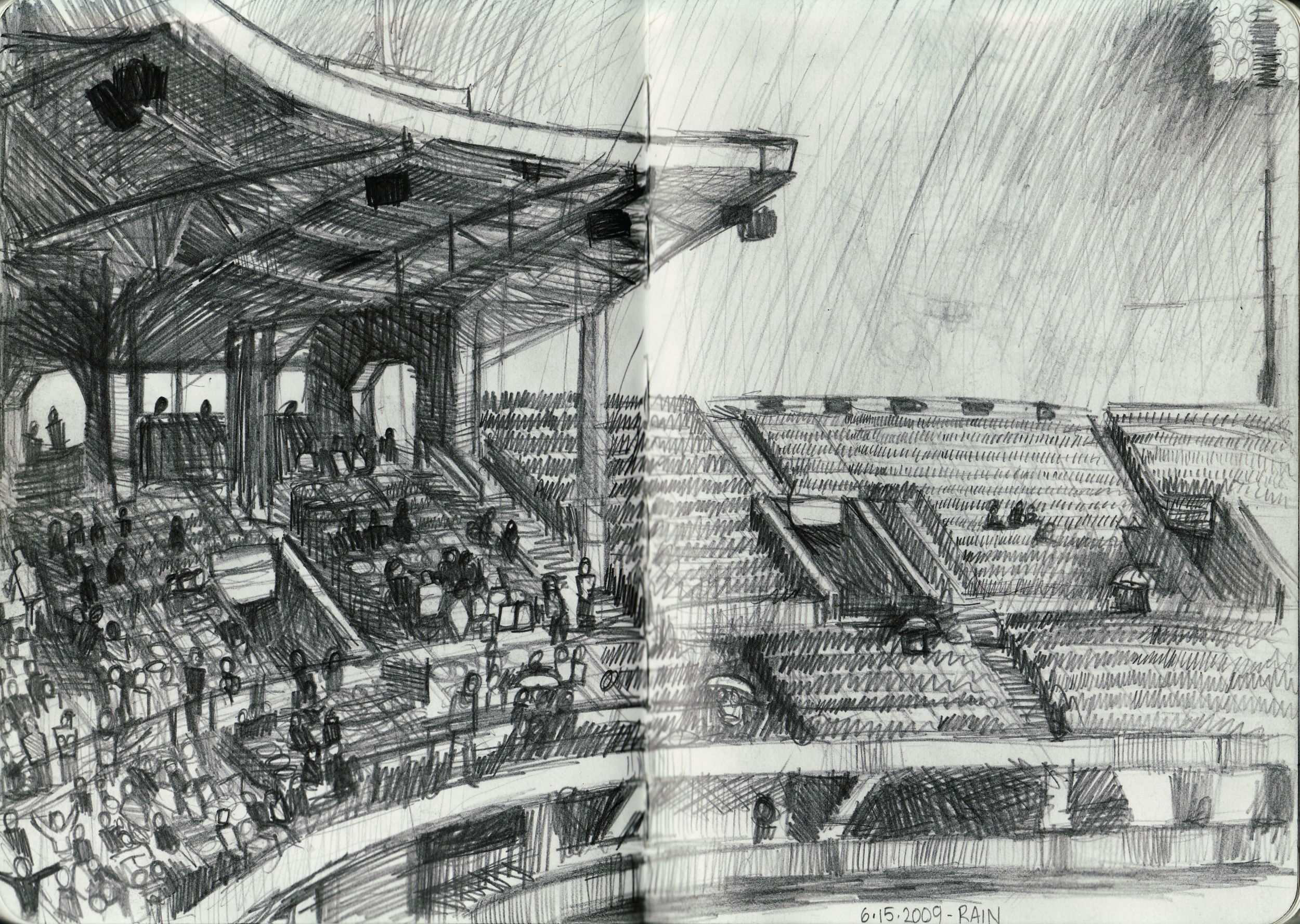 Players in Action, Sketches from McCoy Stadium