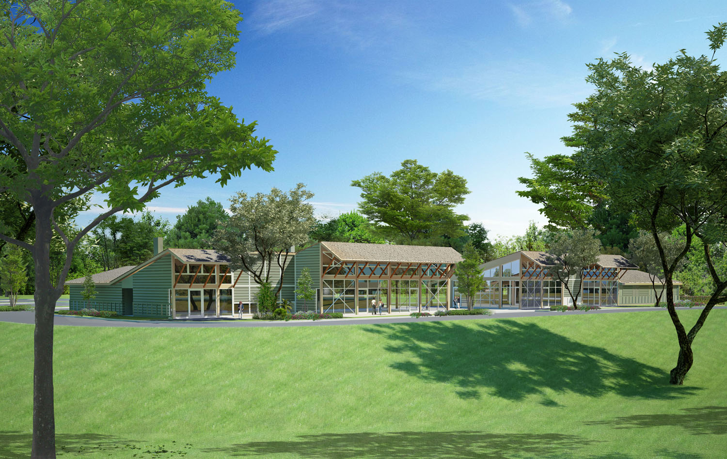 View of Activity Center and Dining Hall