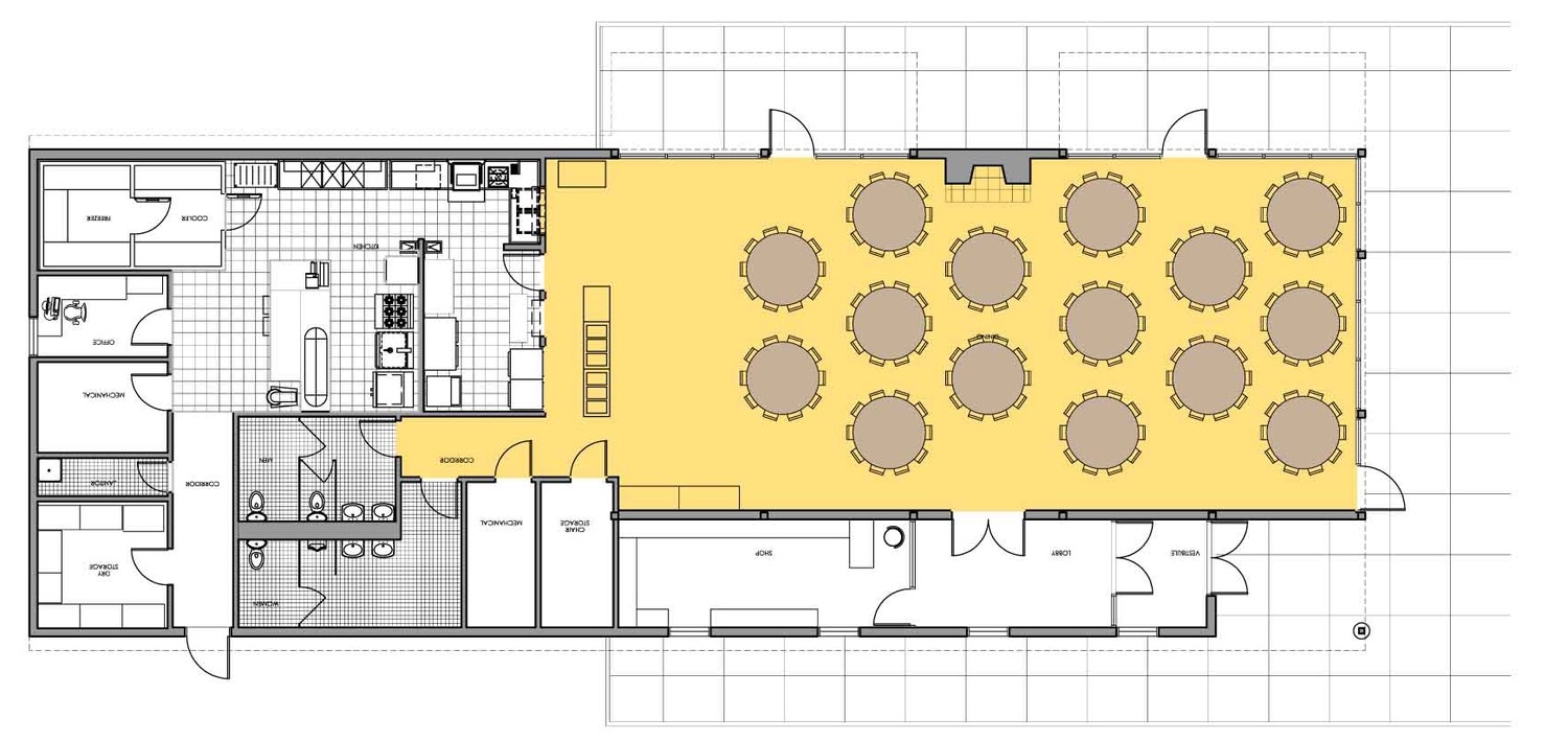Dining Hall Floor PLan