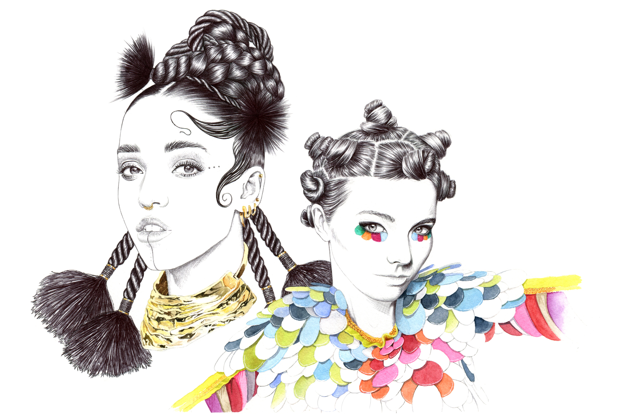 H&M LIFE: FKA TWIGS & BJORK, 2015